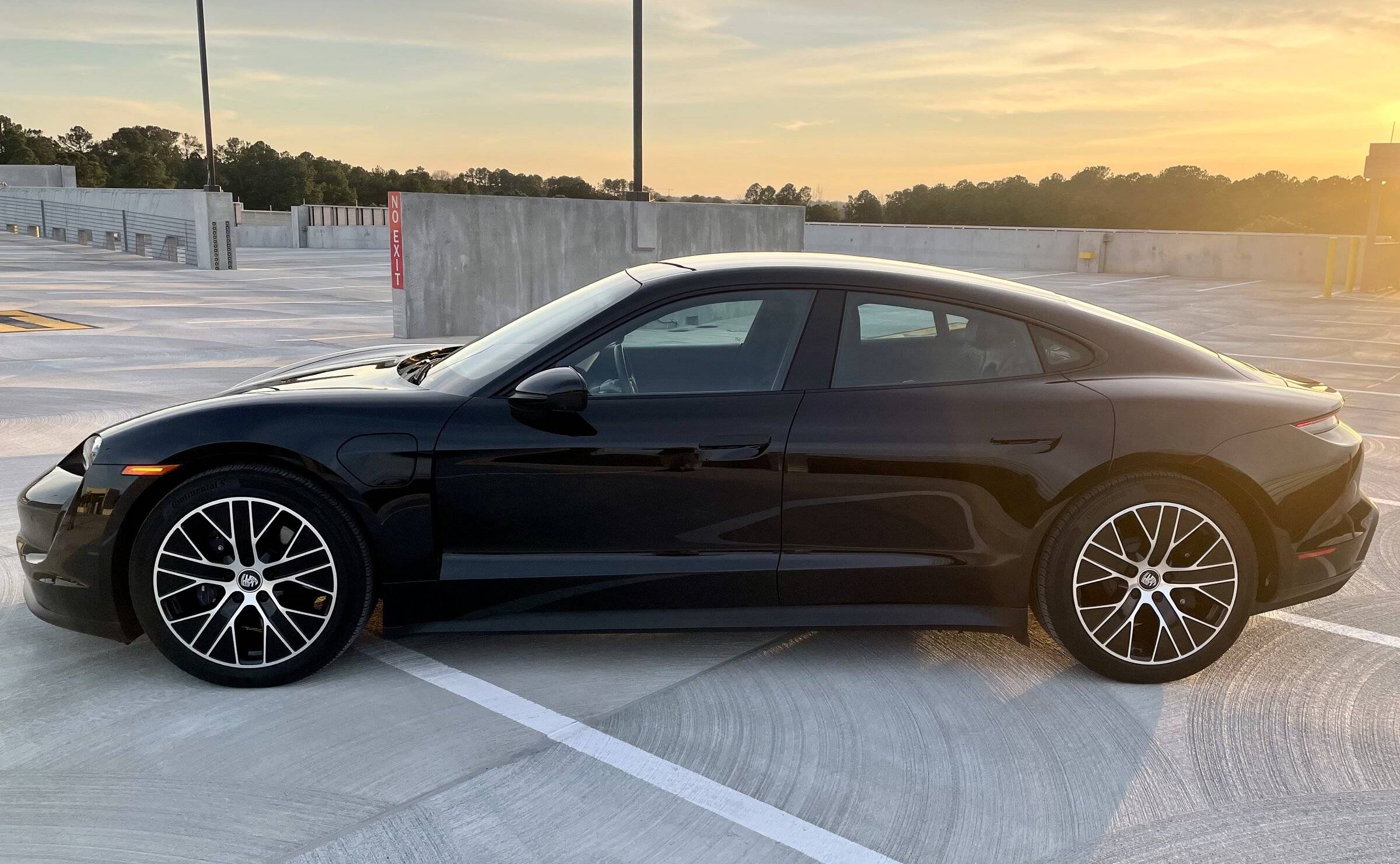 Porsche Taycan SOLD:  2021 Taycan (RWD), 15,277+ miles, KPMF Matte Russet Red Ceramic Coated Wrap over Jet Black Metallic Paint/Black, Chapel Hill, NC  $91,900 991FE235-E2D3-46F9-8016-4EA19E0EA596
