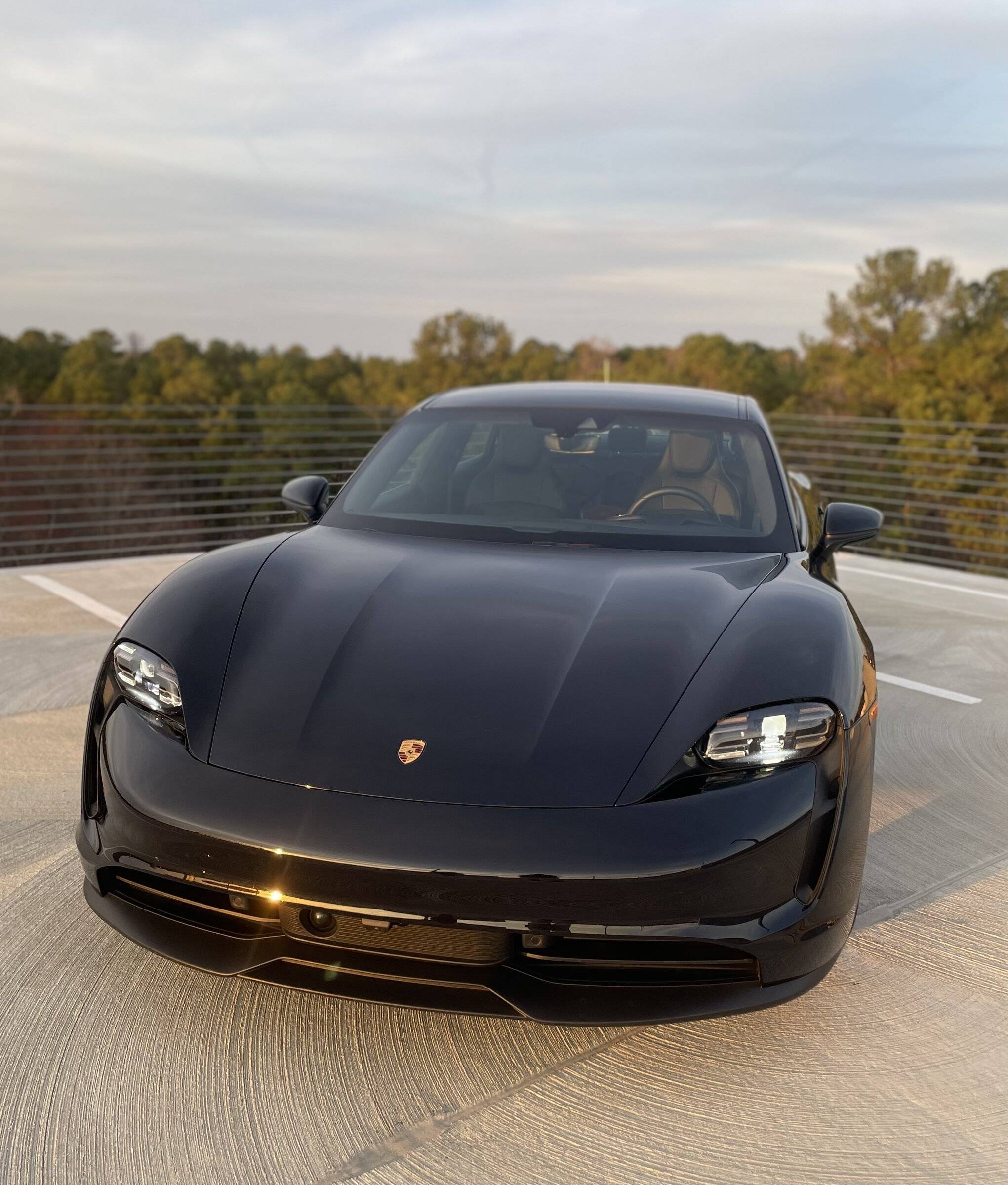 Porsche Taycan SOLD:  2021 Taycan (RWD), 15,277+ miles, KPMF Matte Russet Red Ceramic Coated Wrap over Jet Black Metallic Paint/Black, Chapel Hill, NC  $91,900 01A76FE7-C3A1-41C5-AC22-9C5FEB4B2DF6