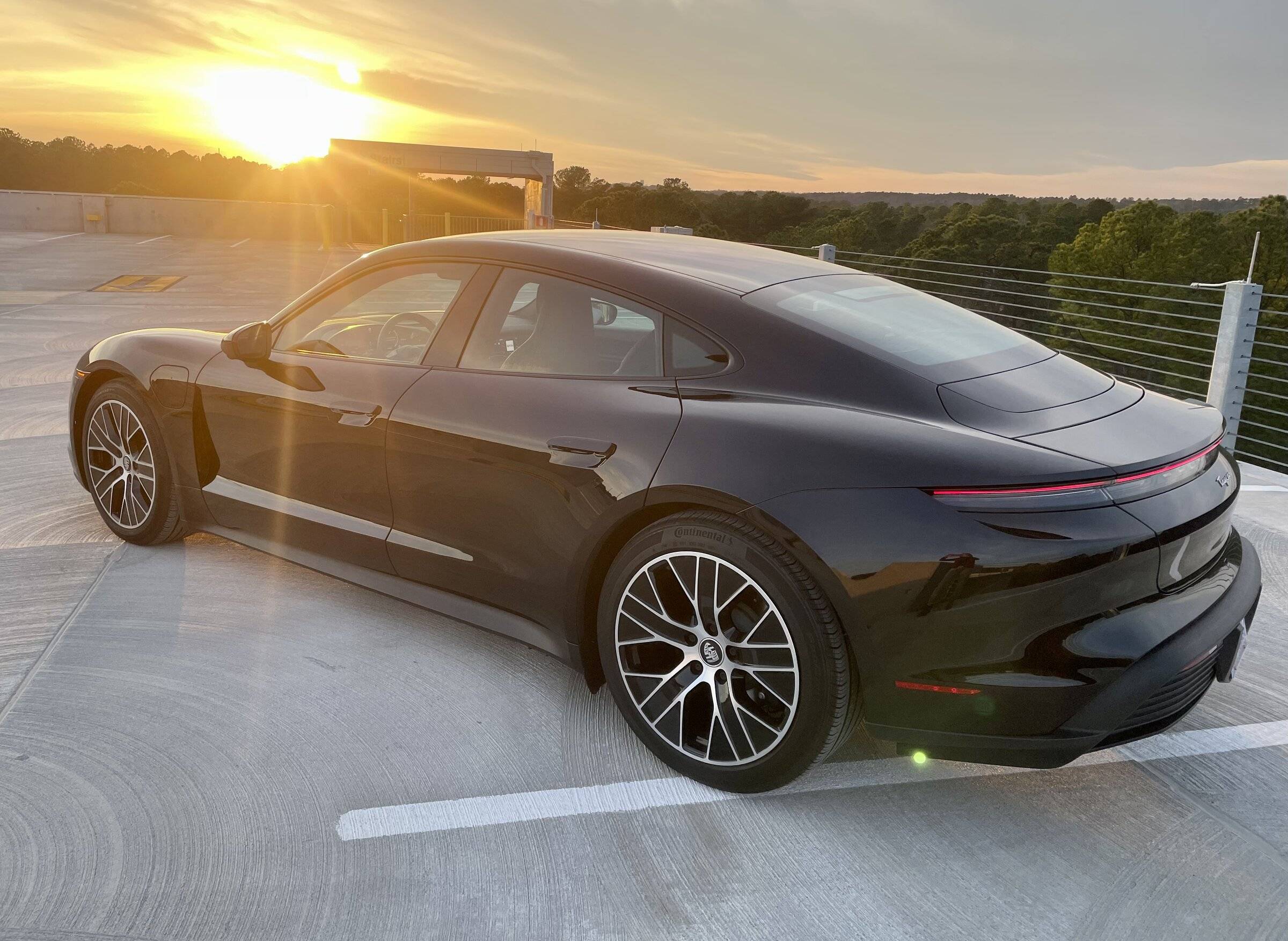 Porsche Taycan SOLD:  2021 Taycan (RWD), 15,277+ miles, KPMF Matte Russet Red Ceramic Coated Wrap over Jet Black Metallic Paint/Black, Chapel Hill, NC  $91,900 457B1223-7762-4868-9093-F591CEFF0DD2