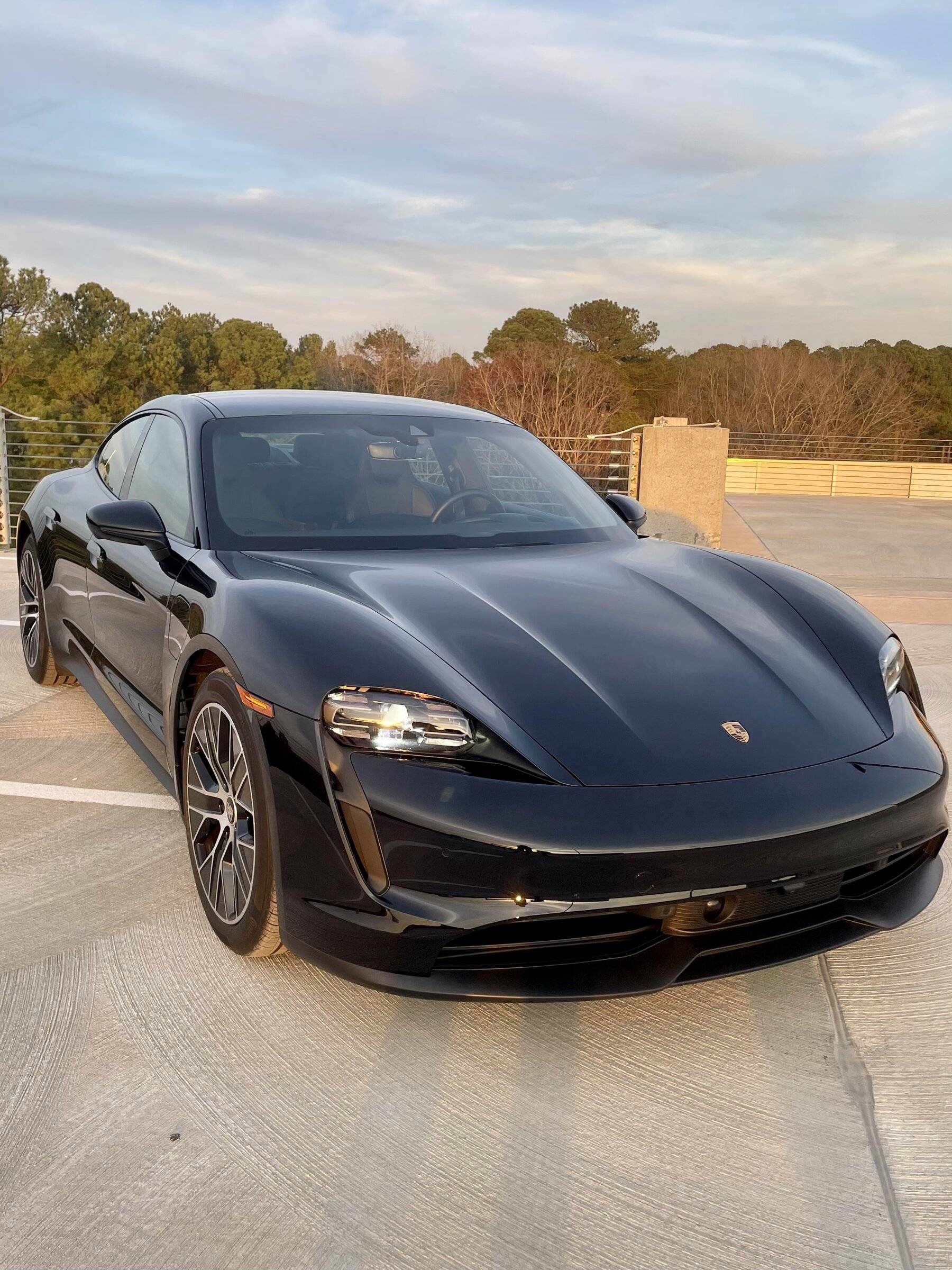 Porsche Taycan SOLD:  2021 Taycan (RWD), 15,277+ miles, KPMF Matte Russet Red Ceramic Coated Wrap over Jet Black Metallic Paint/Black, Chapel Hill, NC  $91,900 B14BE578-EADB-4483-89D4-D016F37AB3C0