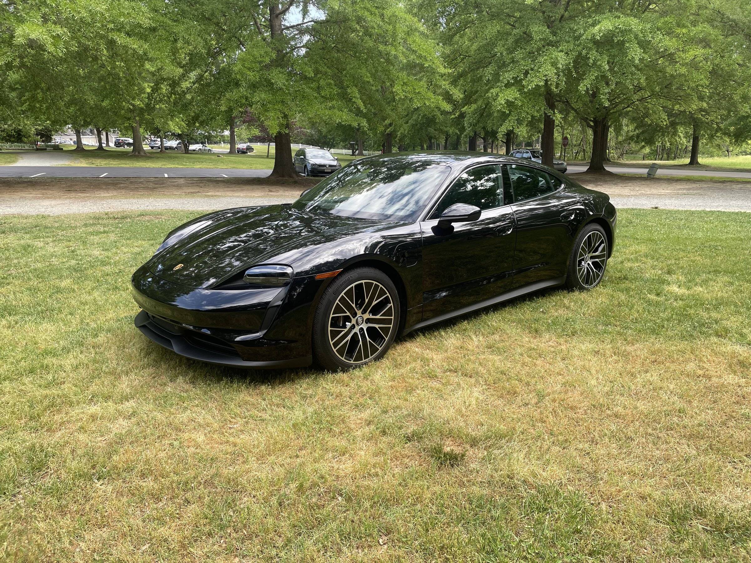 Porsche Taycan SOLD:  2021 Taycan (RWD), 15,277+ miles, KPMF Matte Russet Red Ceramic Coated Wrap over Jet Black Metallic Paint/Black, Chapel Hill, NC  $91,900 C2D02E20-B061-4323-A4DC-D0784A3C515E