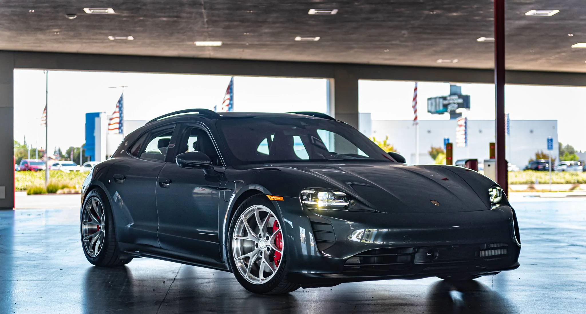 Porsche Taycan Terrance’s Taycan GTS Sport Turismo Adventures [Delivered!] SV104 Taycan Brushed Aluminum Daytime-10