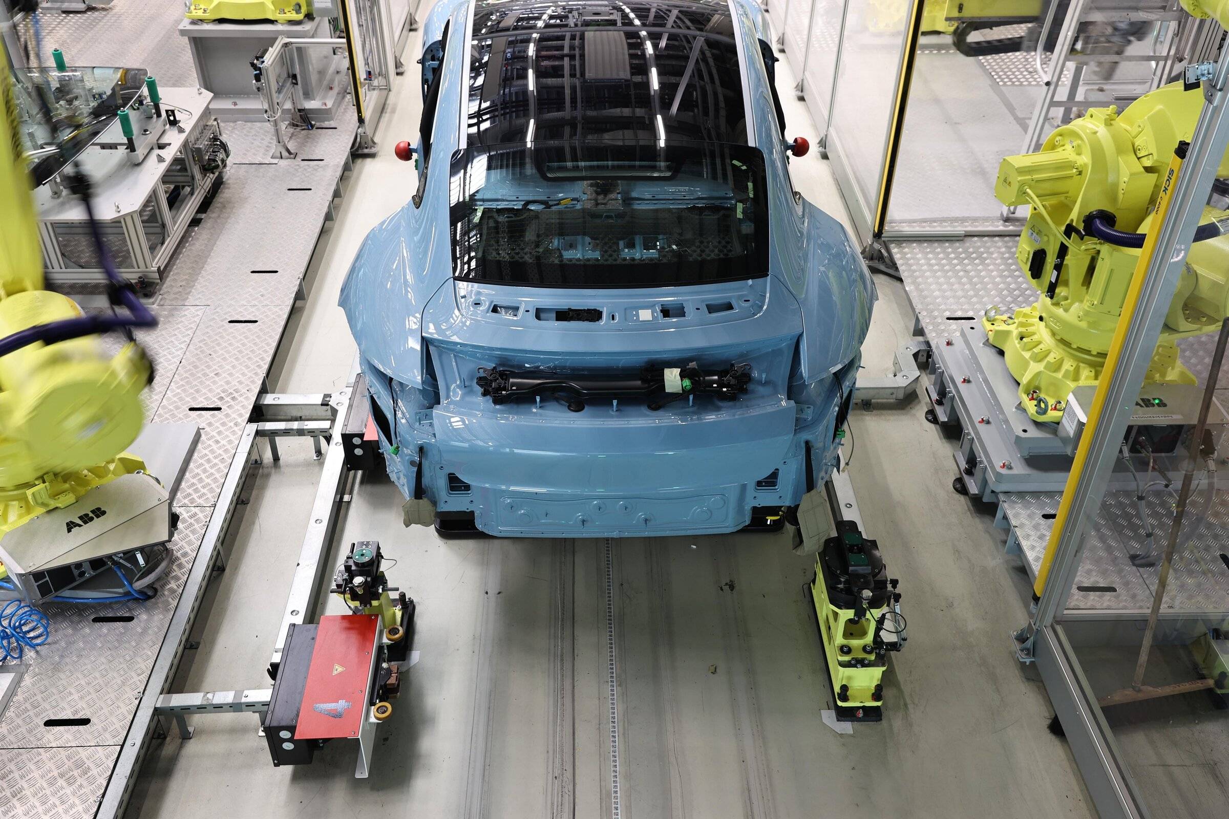 Porsche Taycan 📸  How to Find Your Taycan Production Photo From Assembly Line Taycan rear