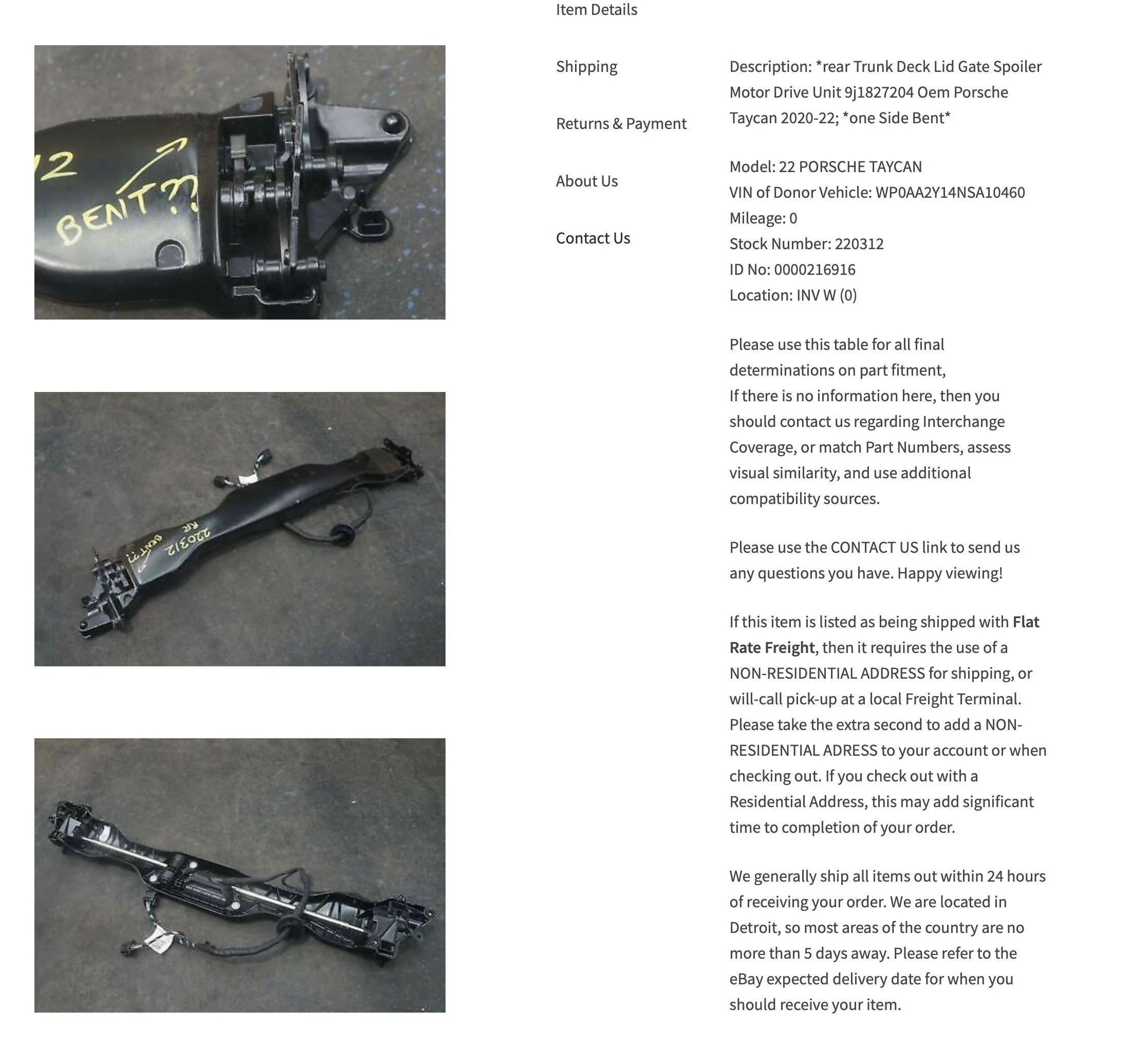 Porsche Taycan 📸  How to Find Your Taycan Production Photo From Assembly Line Screenshot 2022-05-16 at 19.57.04