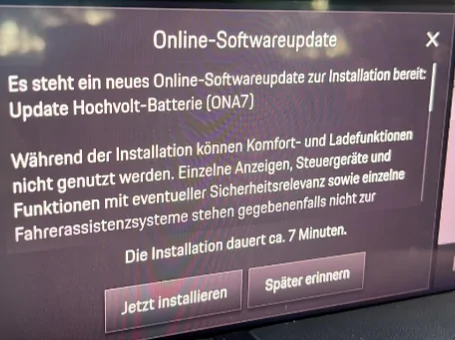 Porsche Taycan First real OTA update for the Taycan 2020 and 2021 happening April 27th… 1652967489885