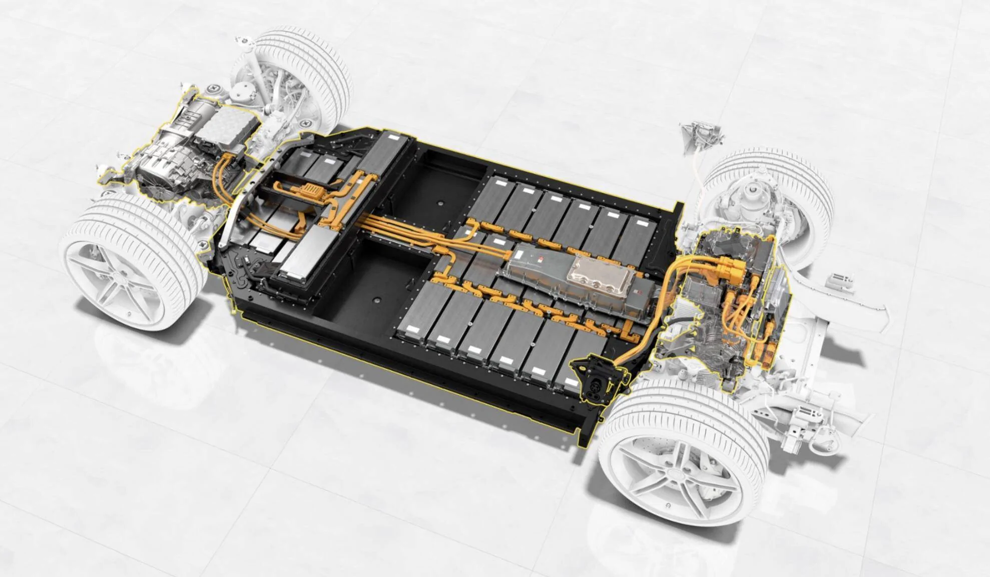 Porsche Taycan Always wondered why rear floor not flat PNG imag