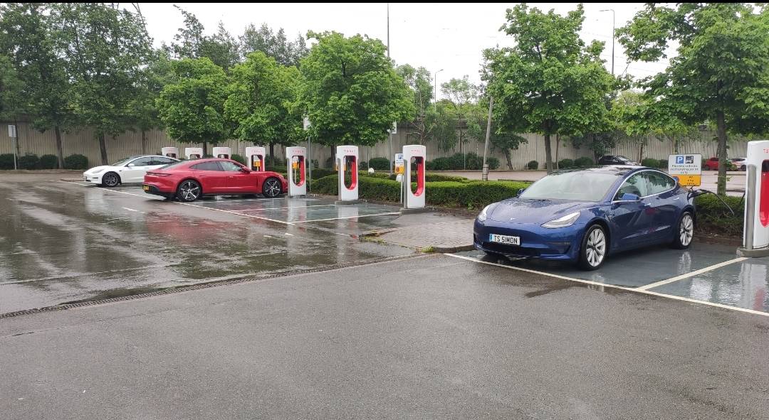 Porsche Taycan Tesla’s UK charging network opens to all electric cars IMG_20220520_101218