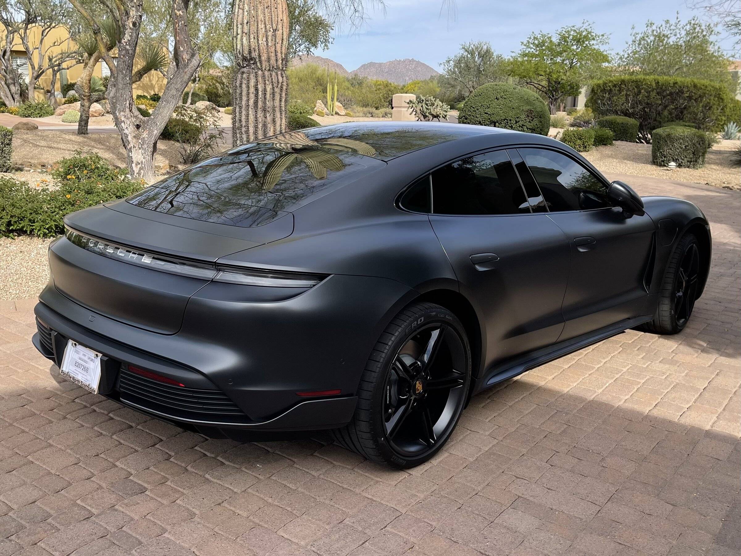 Porsche Taycan Volcano Grey 4S Delivered 79ED212D-AE1F-45F0-9474-3575ABB5DB27