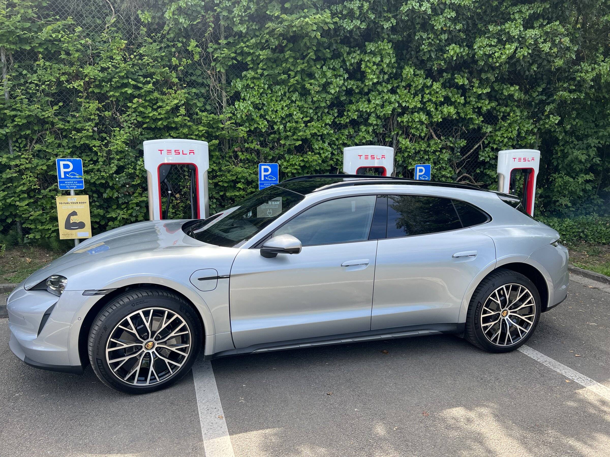Porsche Taycan Anyone tried charging their Taycan at a Tesla Supercharger? 1339C432-75F2-4AB3-9614-13CDE24833C6