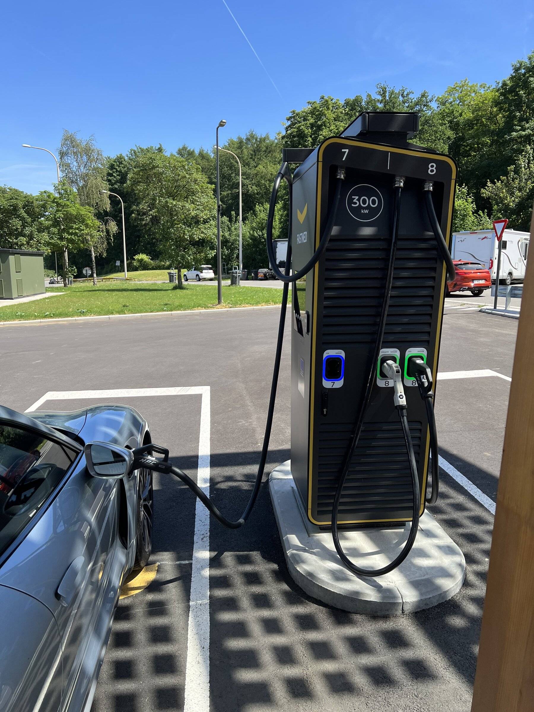 Porsche Taycan Anyone tried charging their Taycan at a Tesla Supercharger? 7ADA7D68-8EF1-4B13-B46E-F694206B7F00