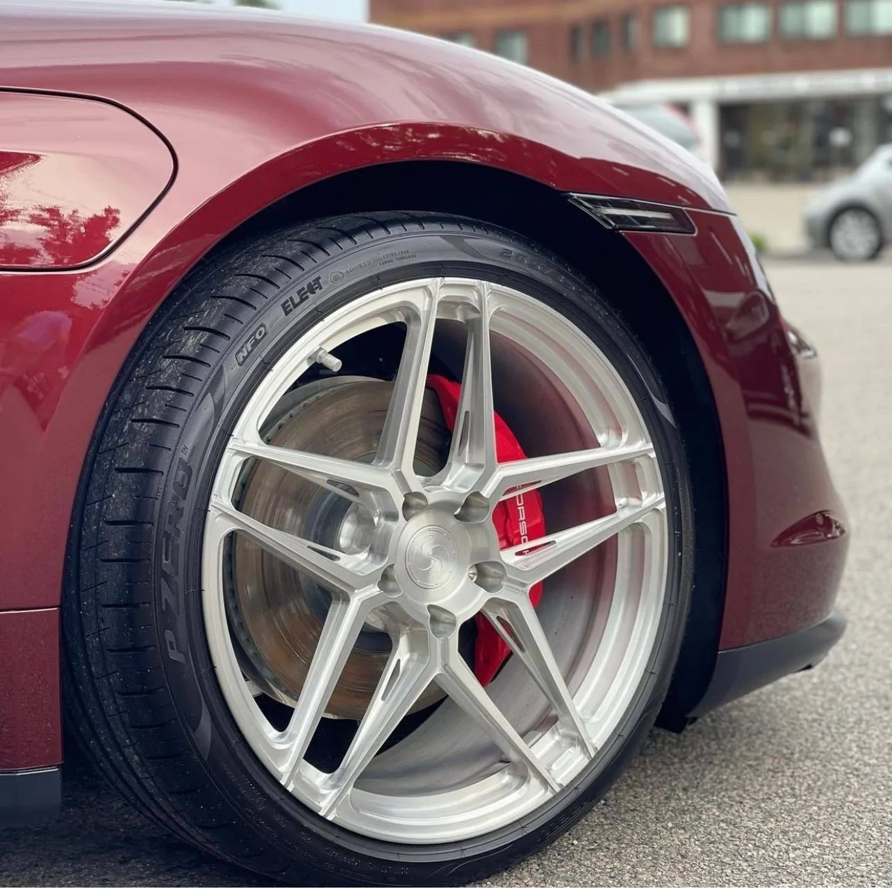 Porsche Taycan Signature Wheel - Now Here For The Taycan! SV701 Taycan Brushed Aluminum
