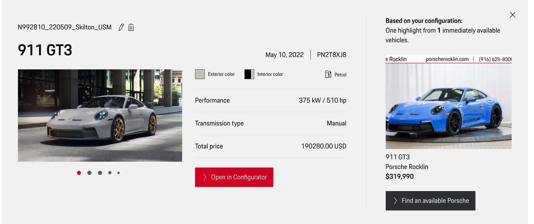 Porsche Taycan Additional dealer markups…?? Screen Shot 2022-05-23 at 7.42.34 AM