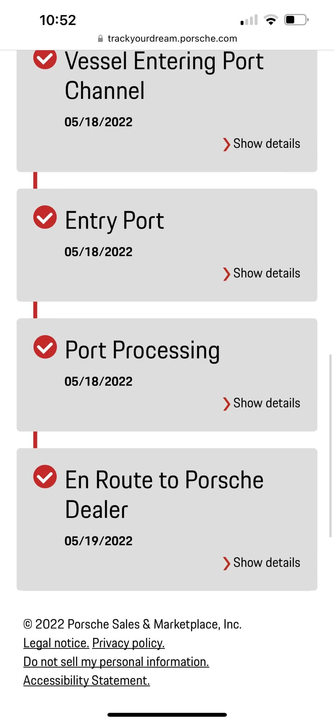 Porsche Taycan May delivery CC519A25-E273-474D-A158-FCDAD9500AC6