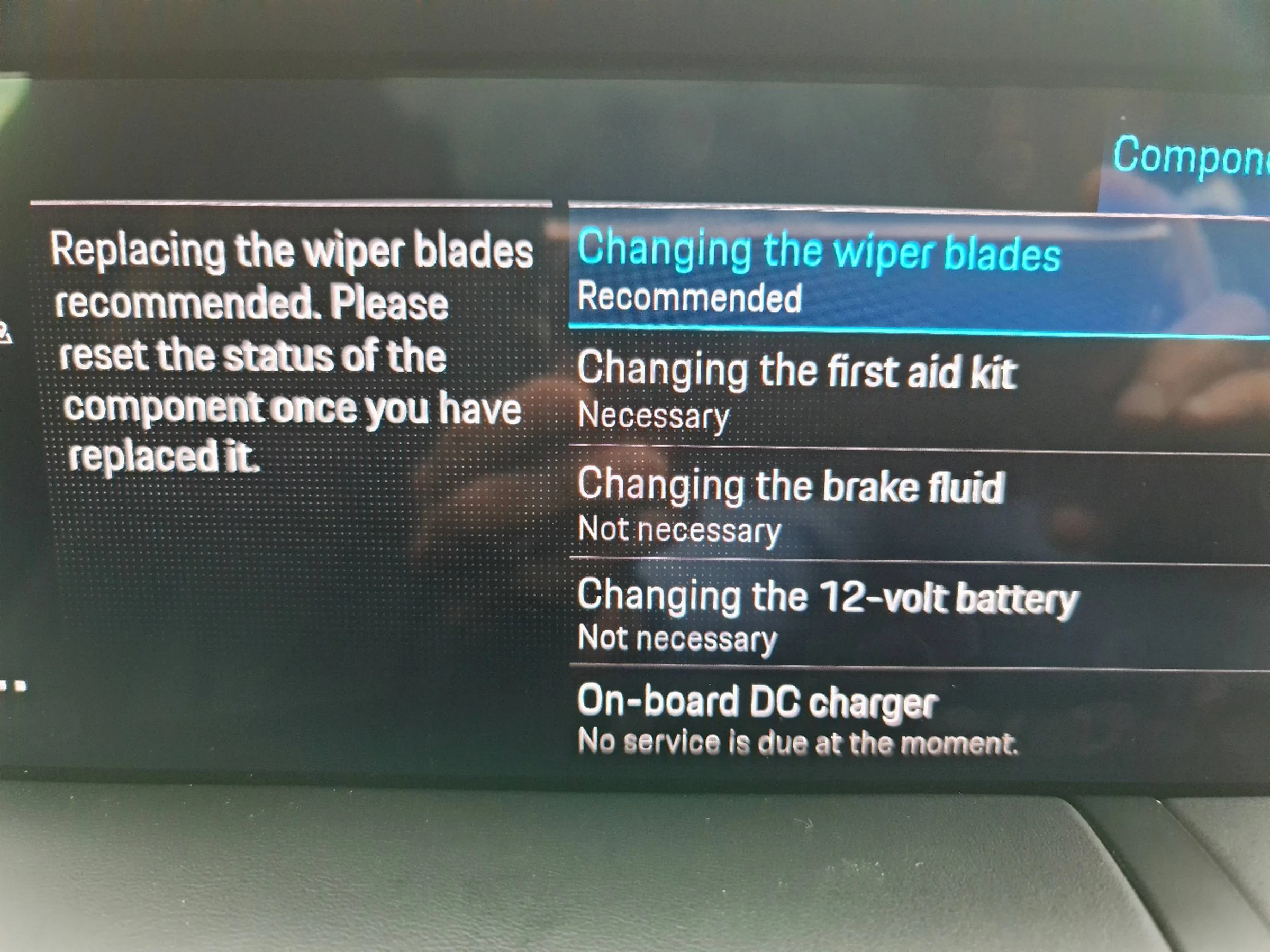 Porsche Taycan Warning message!! 20220527_141420