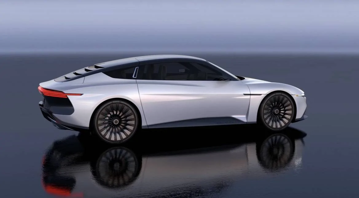 Porsche Taycan DeLorean Alpha5 electric car unveiled to rival Porsche Taycan D32D5B7A-522E-4FCE-936D-A6F23E4657A5