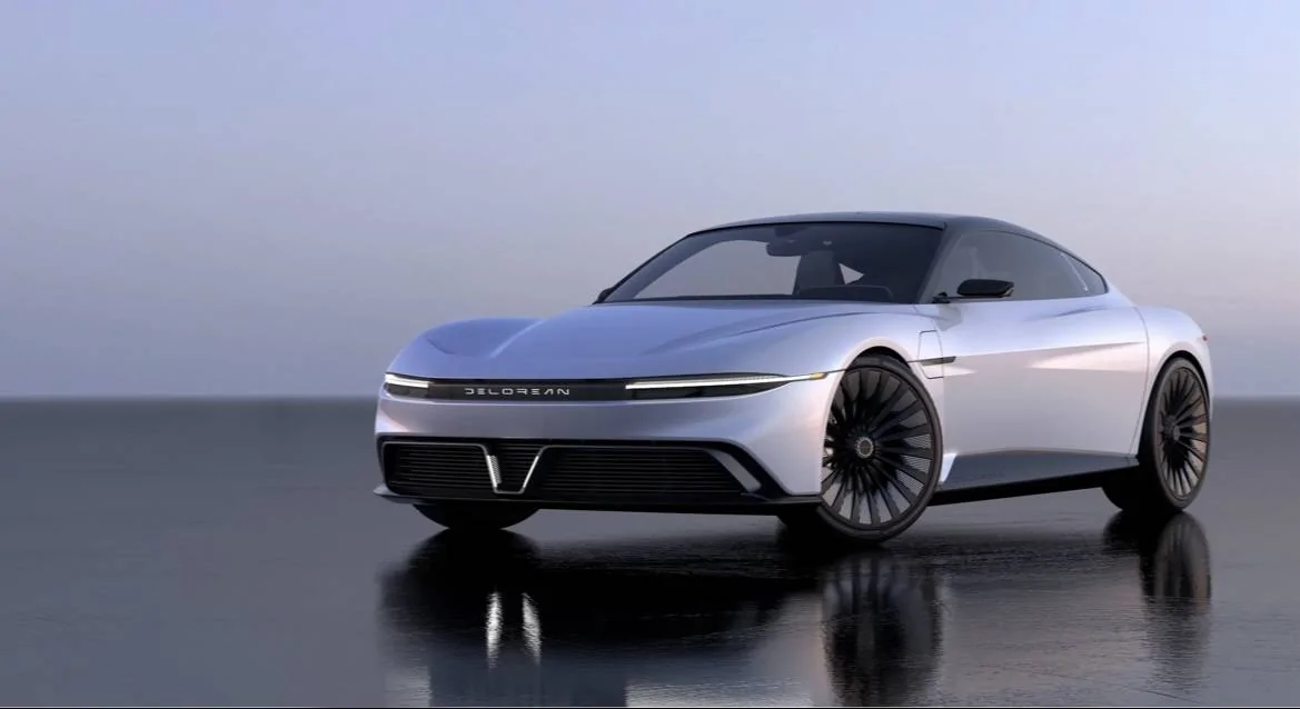 Porsche Taycan DeLorean Alpha5 electric car unveiled to rival Porsche Taycan 7538E032-8CC5-4561-8206-6E8B5D89FCCF