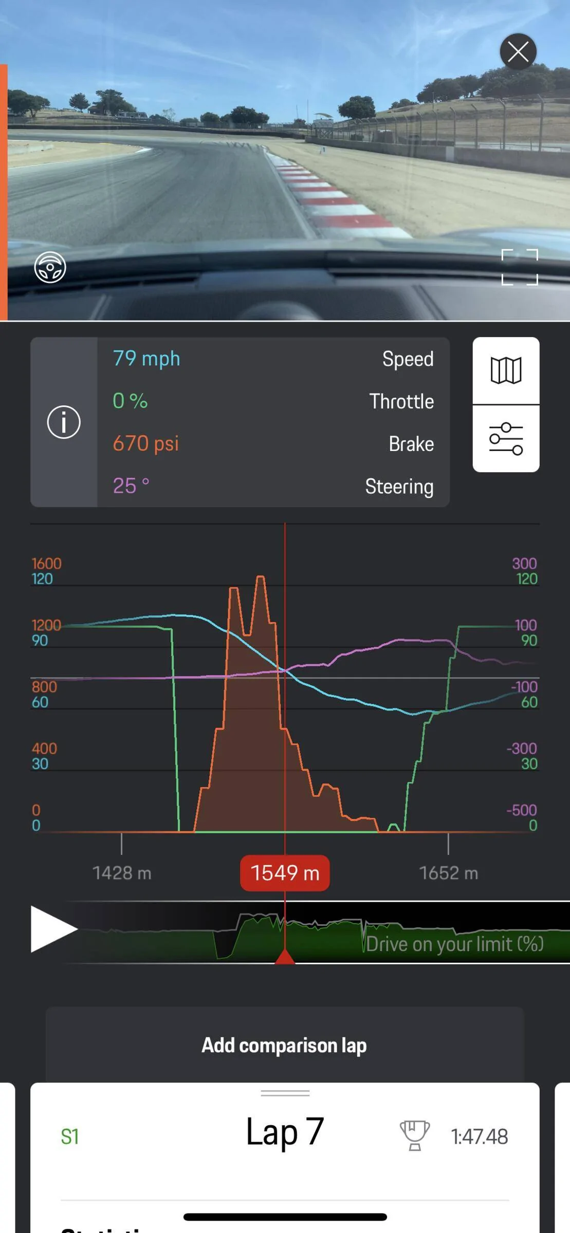 Porsche Taycan Is a base Taycan any fun at the track? -> Video, pics, data from Laguna Seca Image from iOS (2)