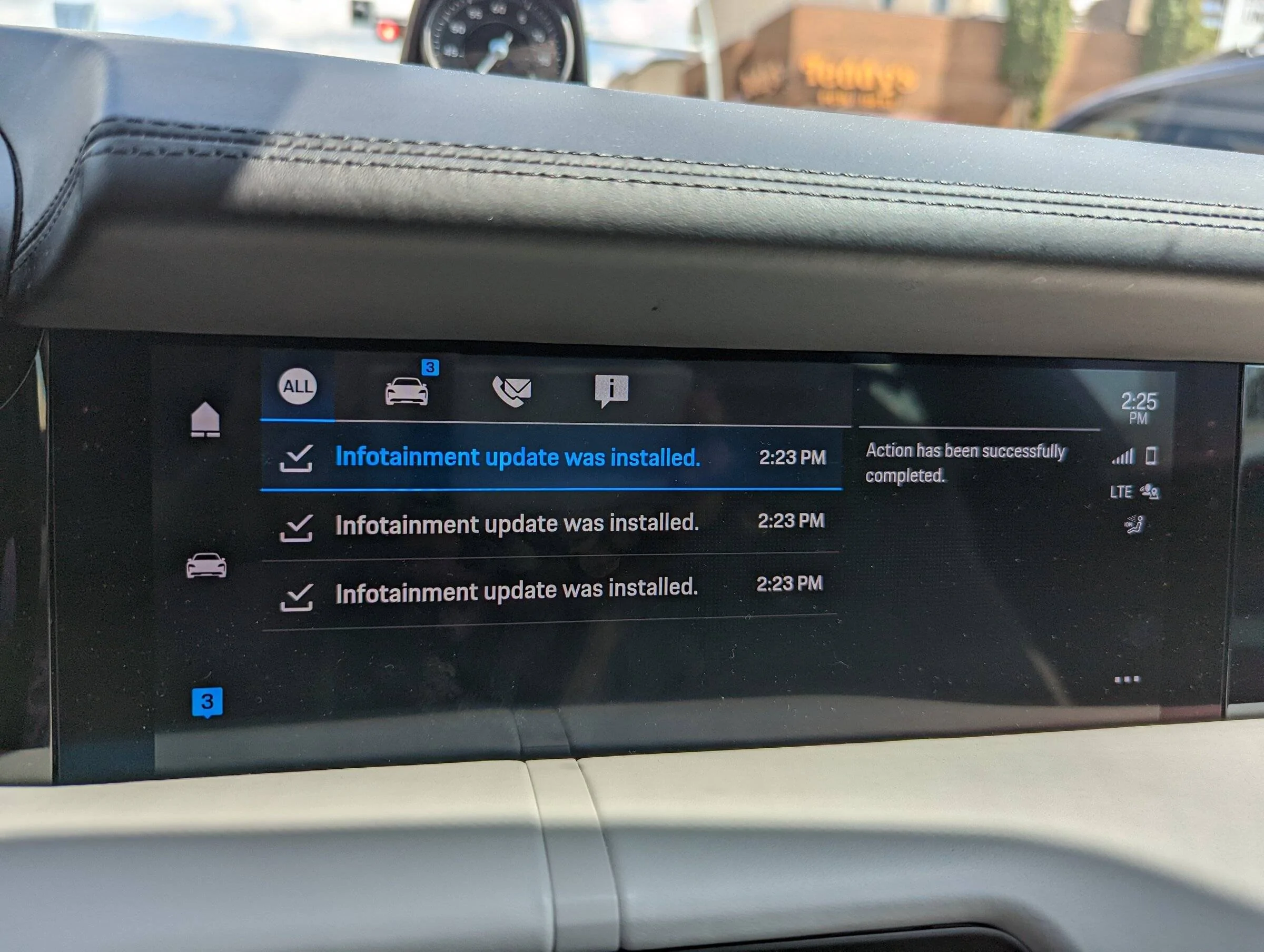 Porsche Taycan Missing the “G” icon in Nav Search PXL_20220601_202536529