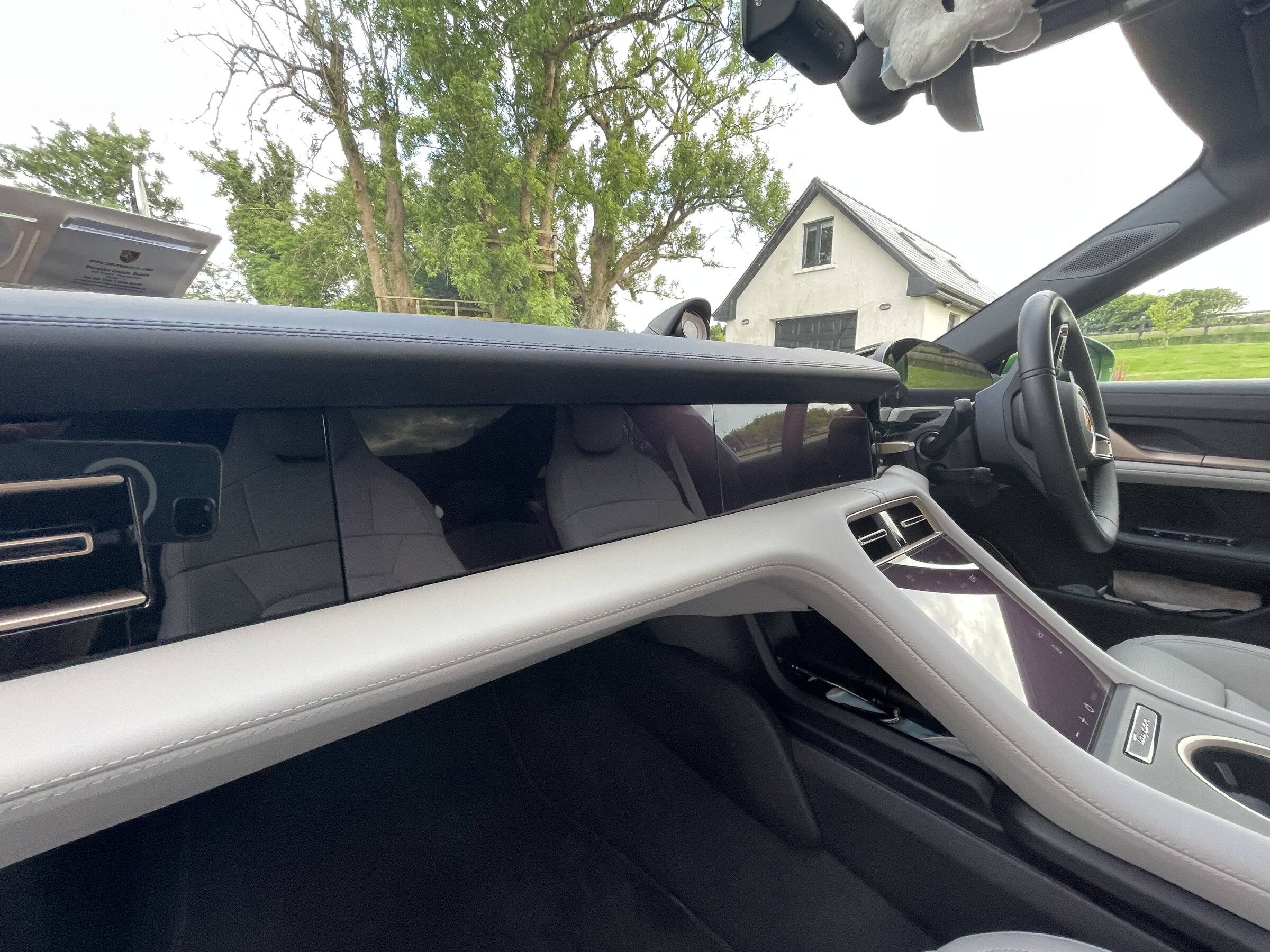 Porsche Taycan Screen protectors installed 7F1CF214-BA41-4FE9-95B9-9D815EE91E61