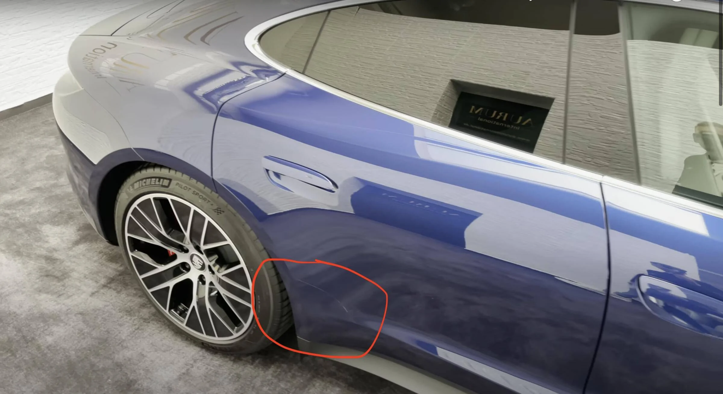 Porsche Taycan Rear door Protective Film from factory? Screenshot 2022-06-05 at 21.39.09