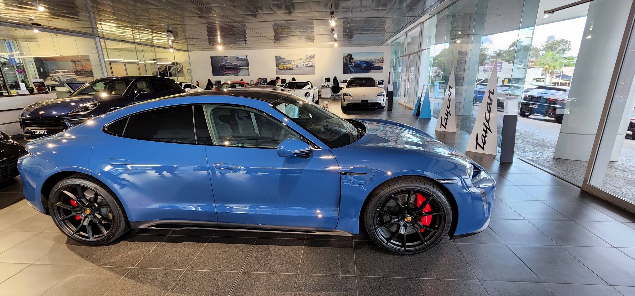 Porsche Taycan Neptune Blue GTS help! 9CFF14AA-CF17-4CAE-8E6A-74681D1F4B76