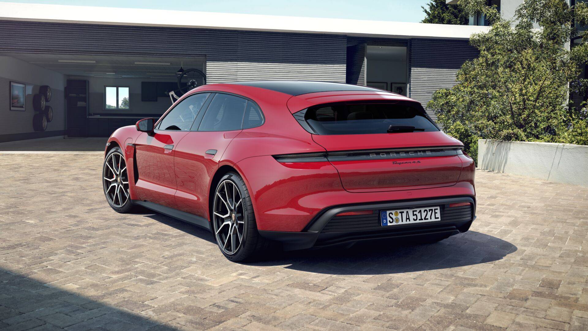 Porsche Taycan Matching wheels to Carmine Red or Ice Grey 4S ST red