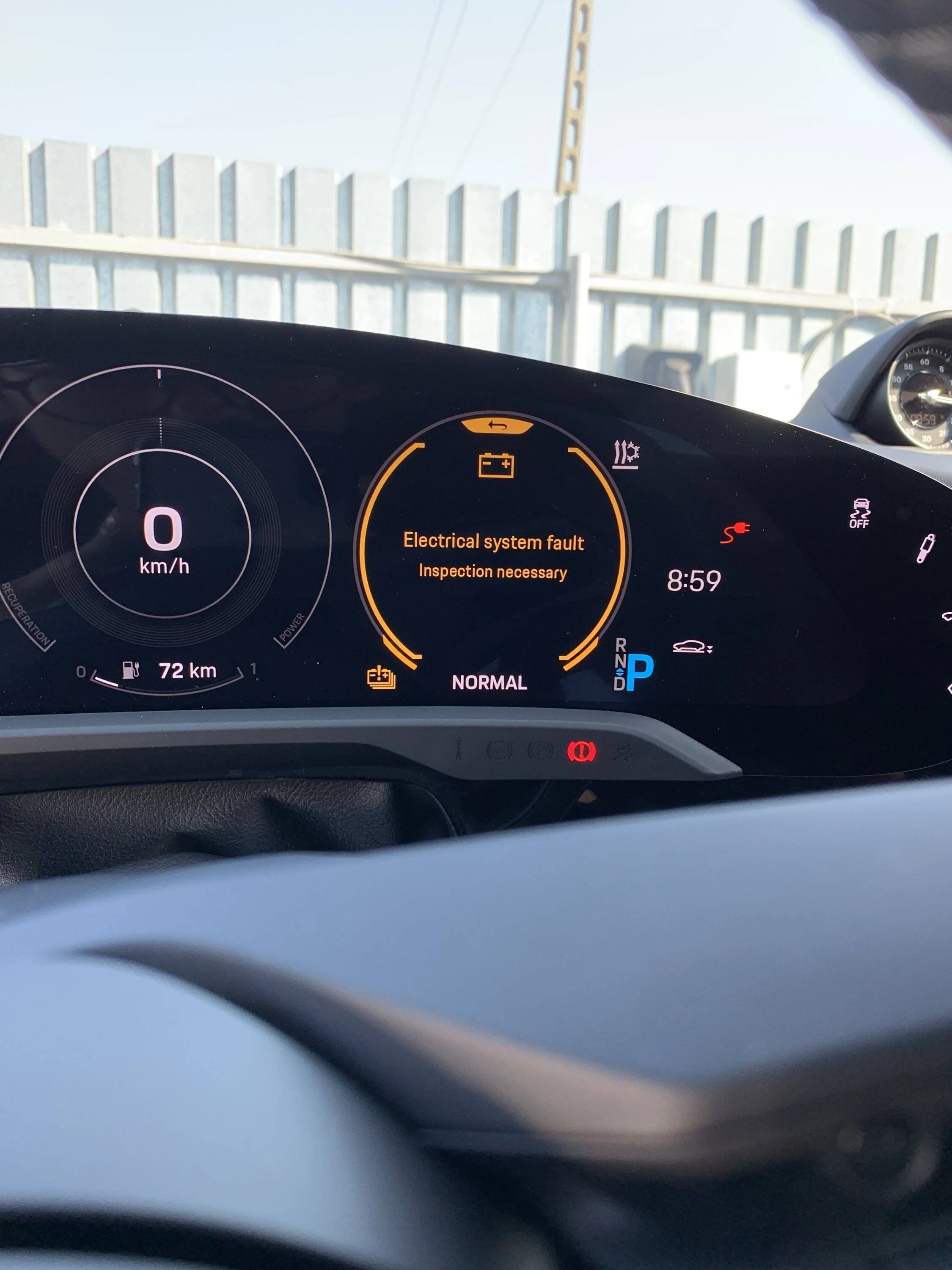 Porsche Taycan Electrical System Fault - anyone know how do I reset this? 2ADD6ED3-EA97-4678-AC5B-8A11A5C00778