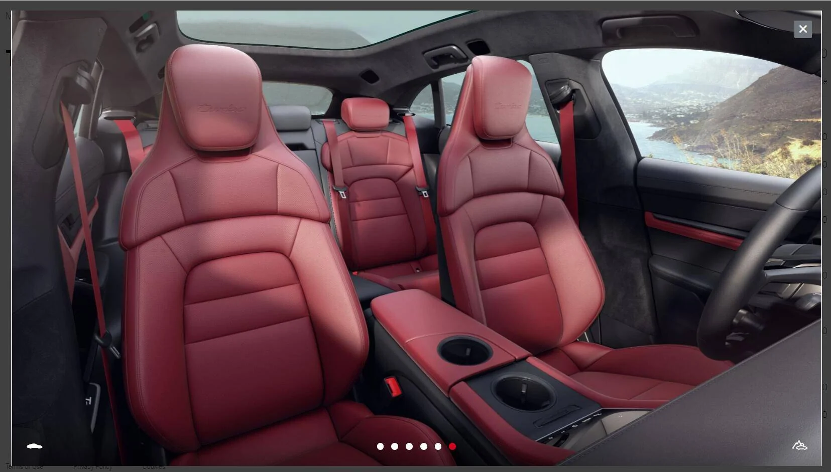 Porsche Taycan CT configurator interior 'paint patches' real or bug? 1655223031148