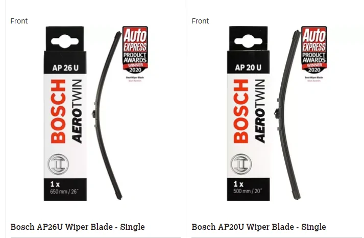Porsche Taycan Wiper blades 1655299759131