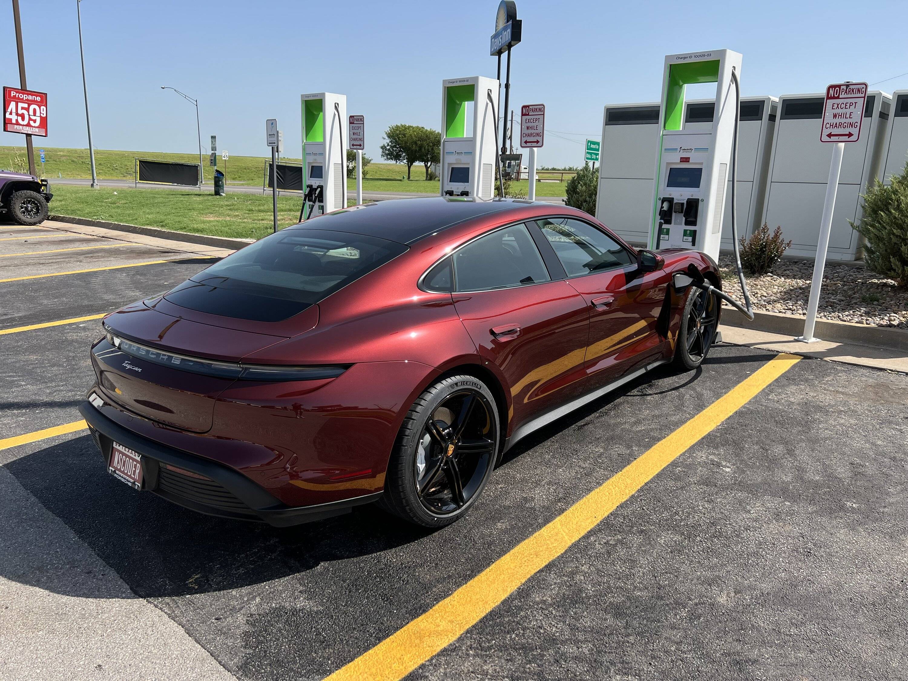Porsche Taycan Road Trip Report - Texas to California Round Trip IMG_0025