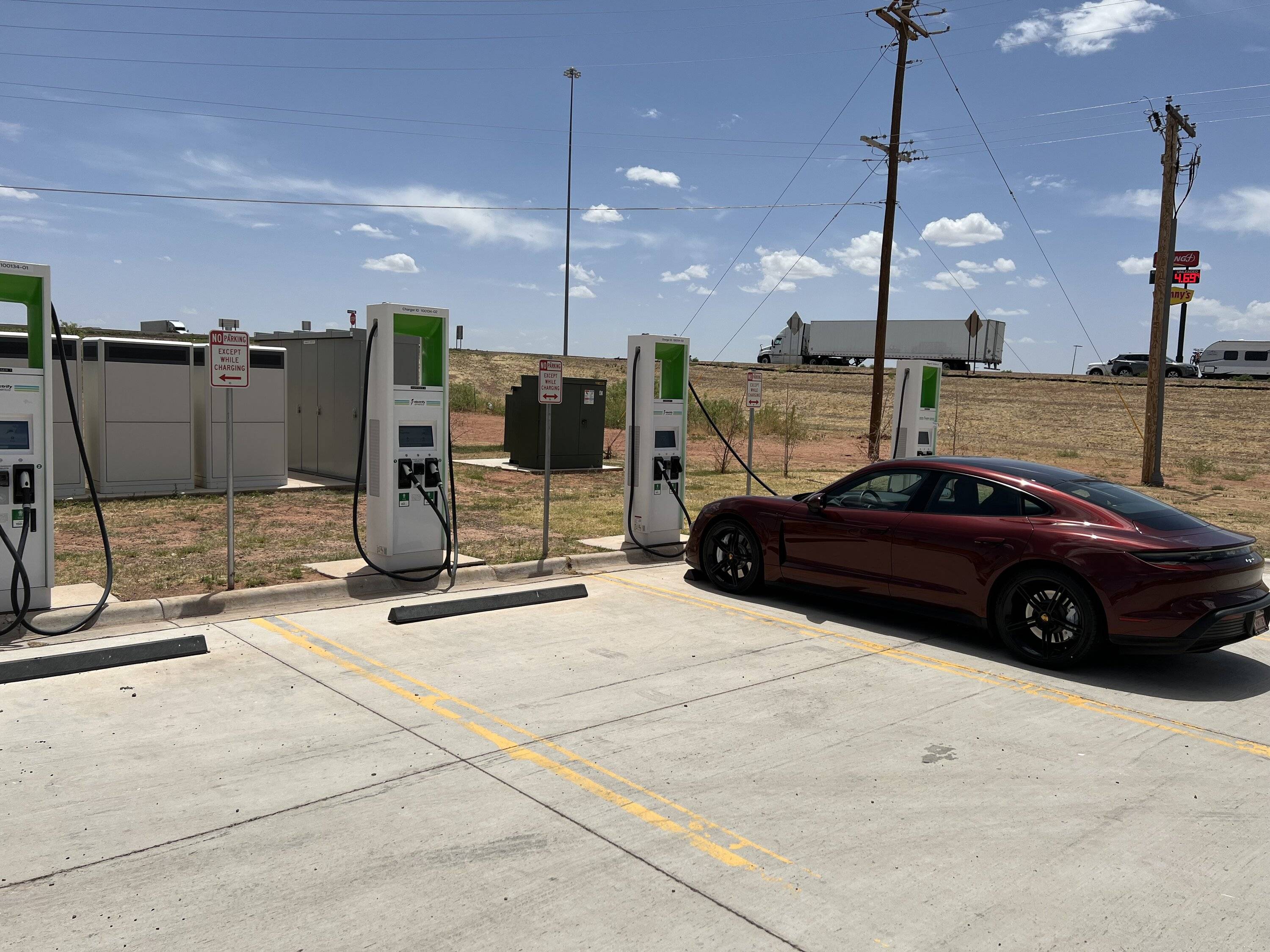 Porsche Taycan Road Trip Report - Texas to California Round Trip IMG_0028