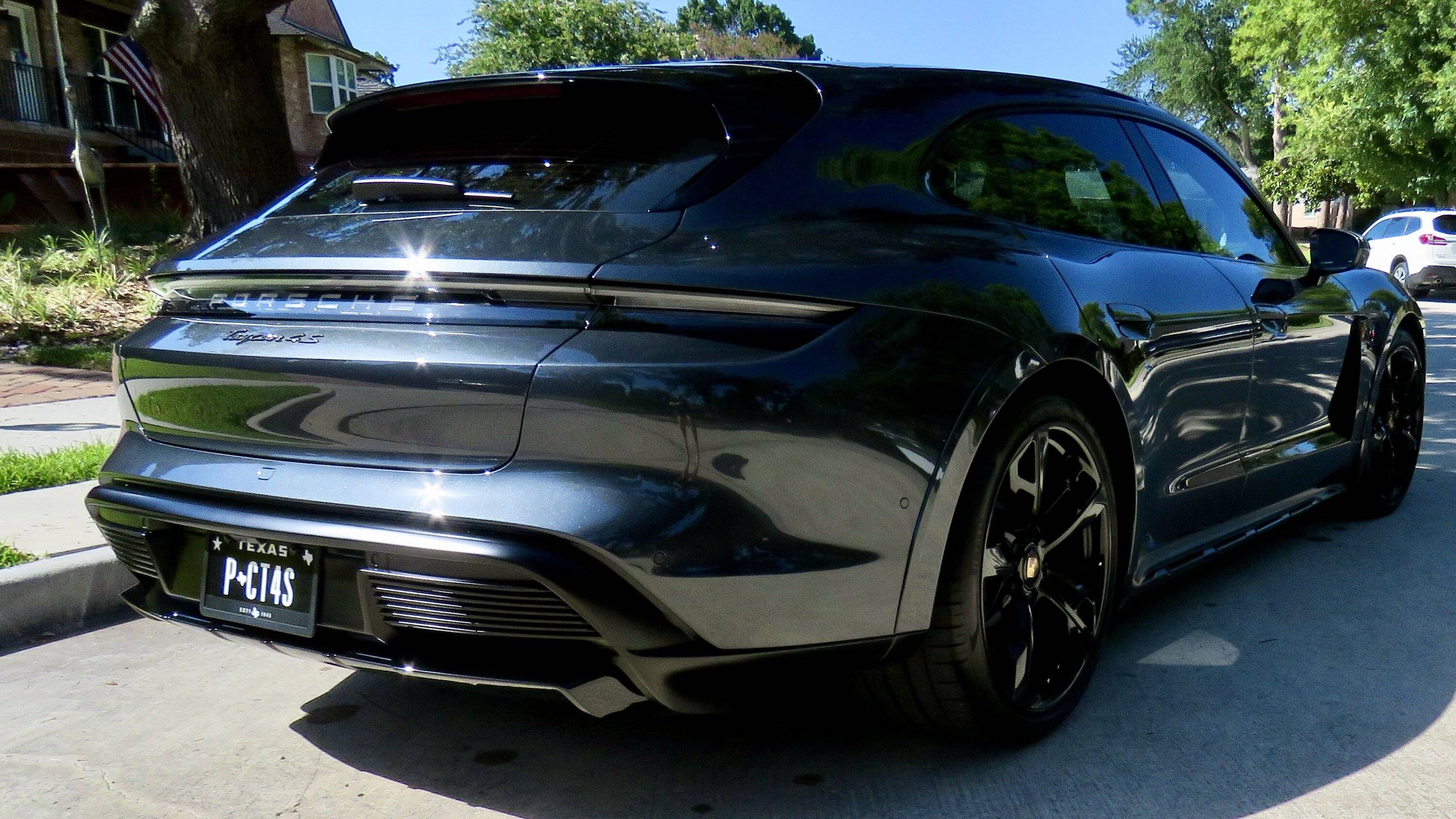 Porsche Taycan Custom Painted 2022 4S Cross Turismo - Changed OEM patterned plastic to Satin Black and much more. IMG_7485.JPG