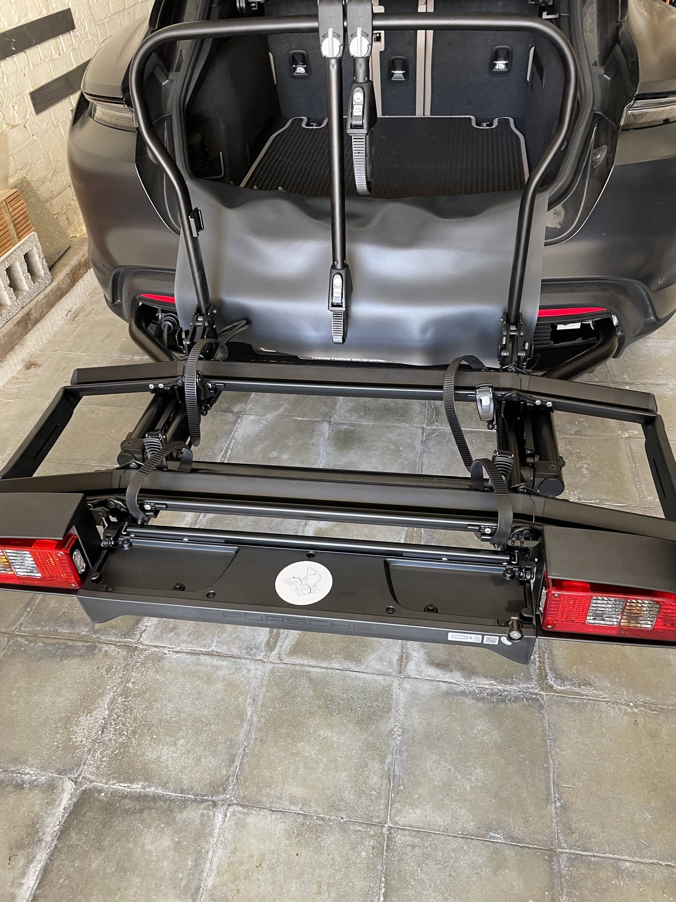 Porsche Taycan Porsche Bike Rack (step by step picture of the installation) E1F88E64-6A33-4421-8D74-1BED8048AED4