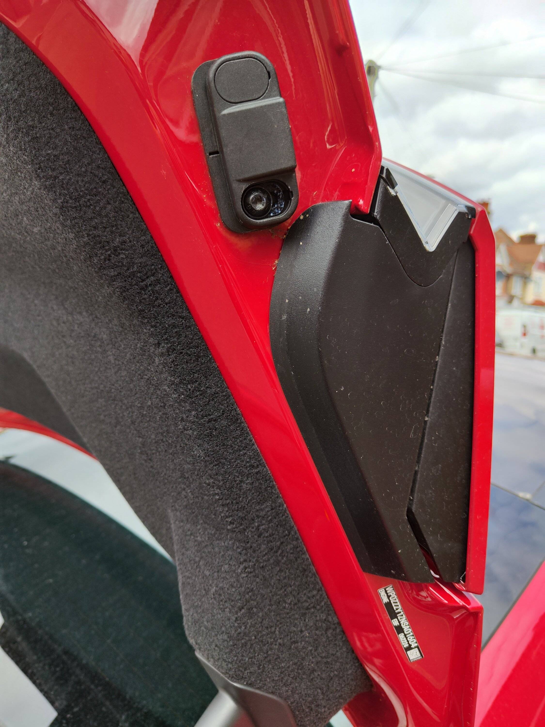 Porsche Taycan Opened the boot and this fell off IMG_20220624_112049
