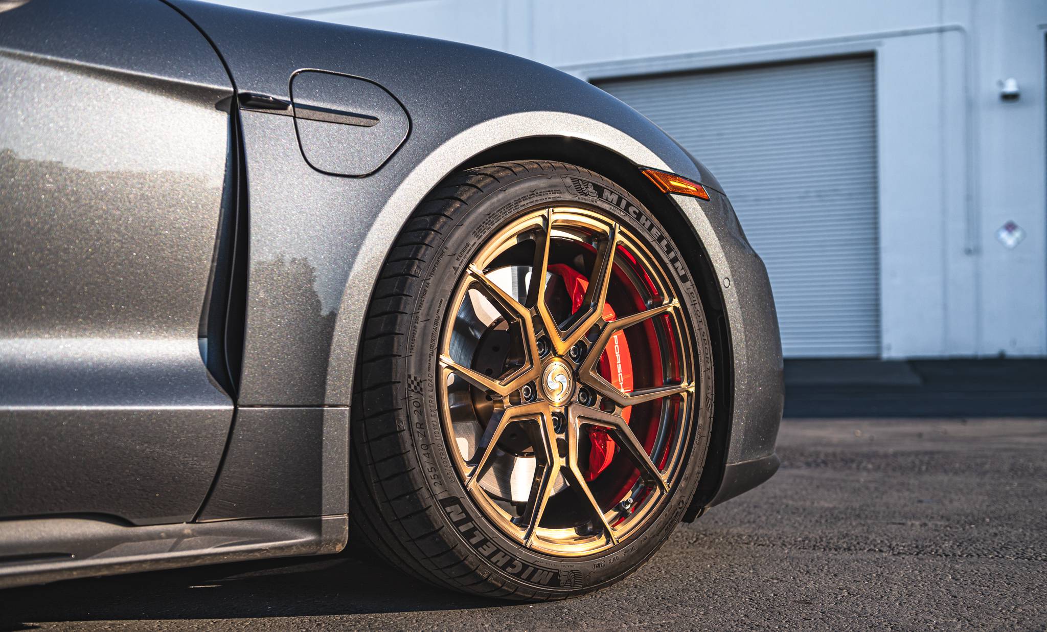 Porsche Taycan Signature Wheel - Now Here For The Taycan! SV706 Taycan GTS Brushed Bronze Tinted-03