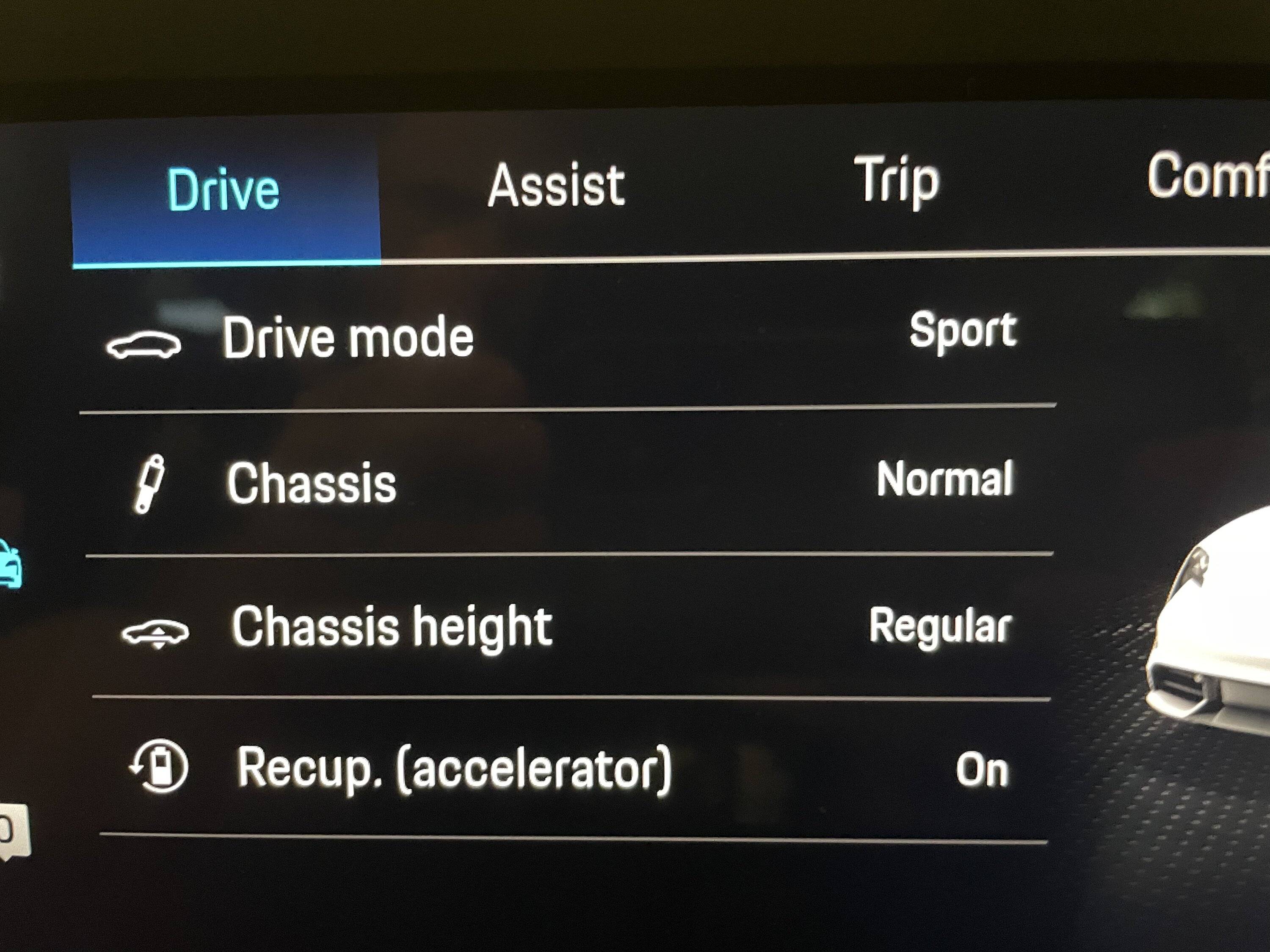Porsche Taycan Is it possible to control transmission mode apart from suspension characteristics? D0BAD648-51A1-438B-A6FB-B15DF988E109
