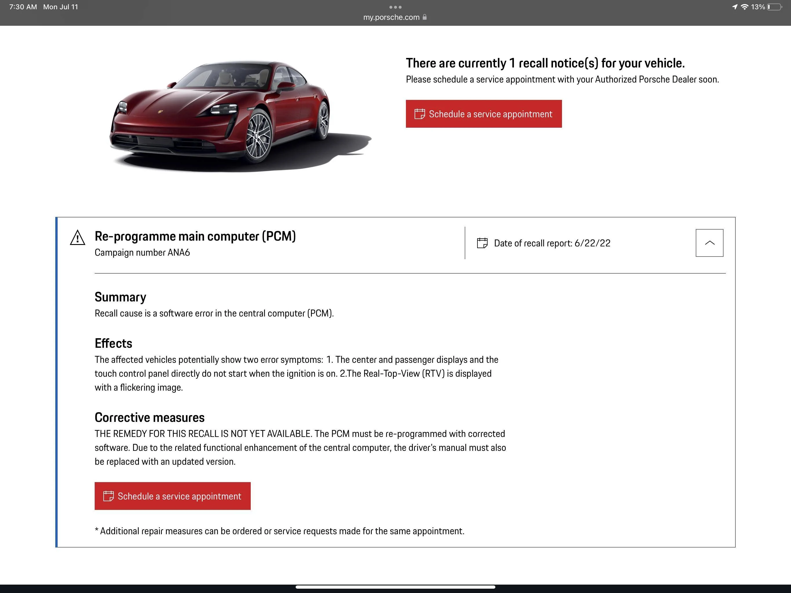 Porsche Taycan Major software update announcement coming July 13th… F3C47F16-67C8-41CA-8B31-5699D50B80D4