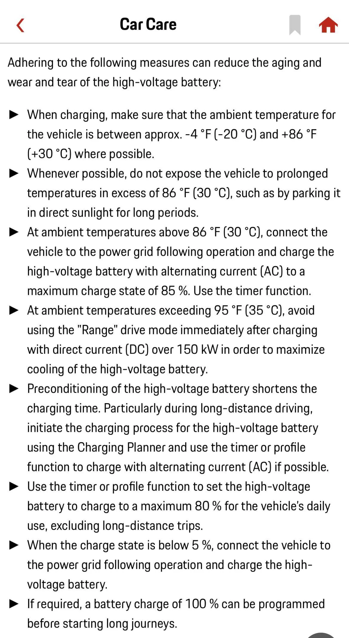Porsche Taycan What temperature would you keep your garage? 1657595929254