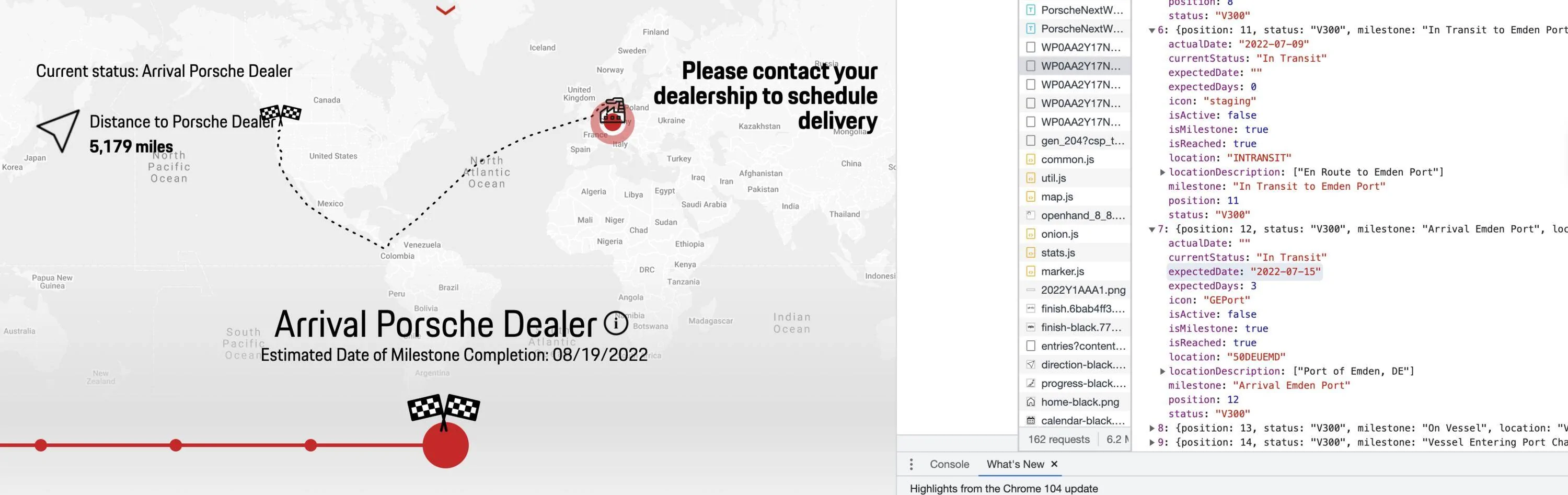Porsche Taycan Aug delivery. 1657664221438