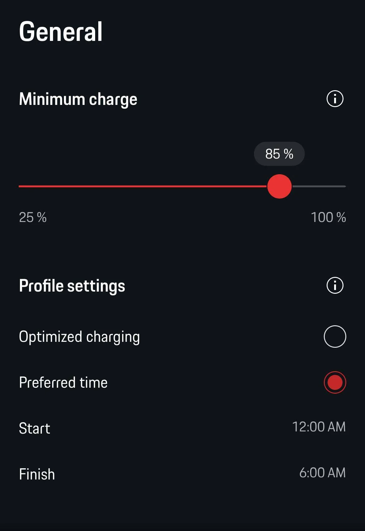 Porsche Taycan Timed charging? 1657770006098