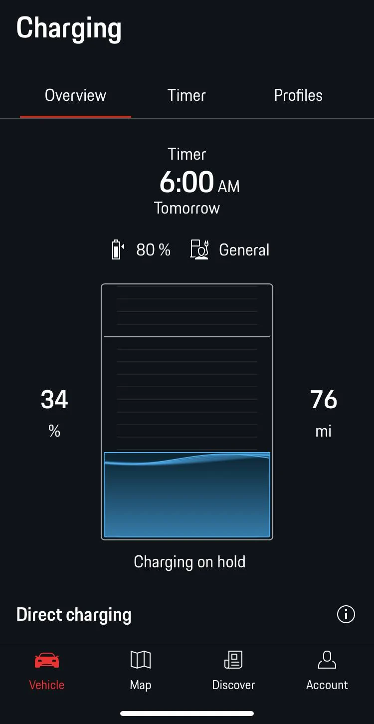 Porsche Taycan Timed charging? 651154ED-C990-445C-BFB1-90570369A2CC