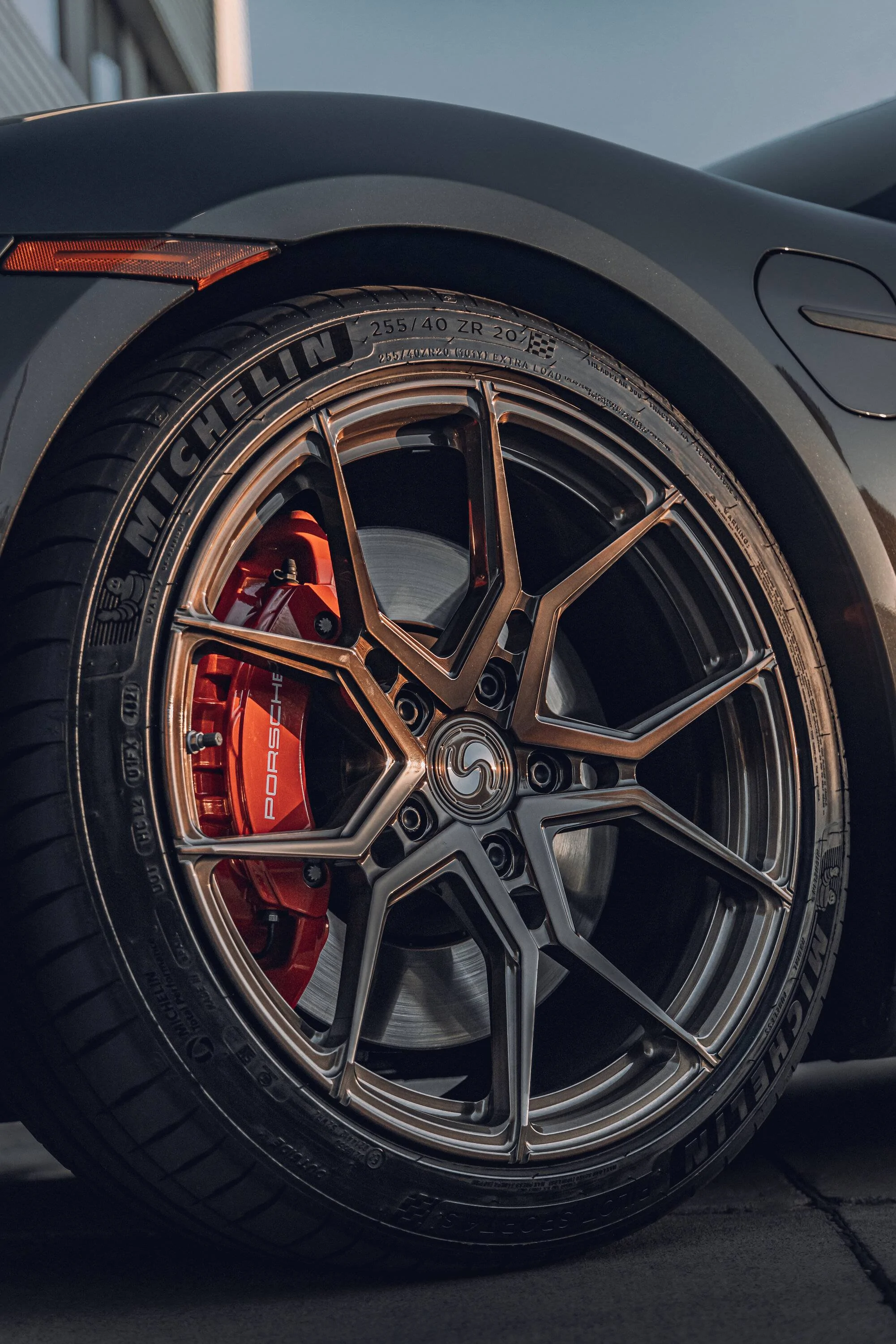 Porsche Taycan Signature Wheel - Now Here For The Taycan! SV706 Taycan Brushed Bronze Tinted29