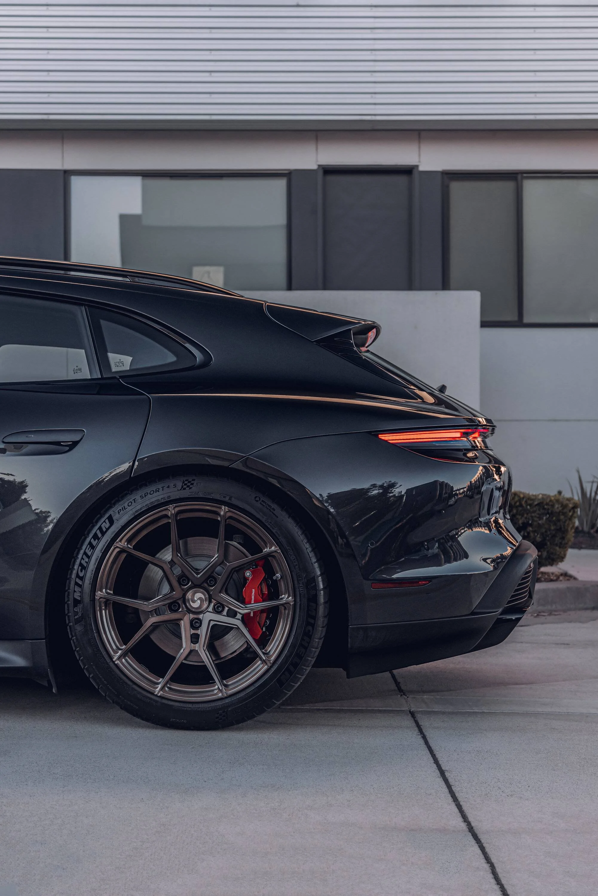Porsche Taycan Signature Wheel - Now Here For The Taycan! SV706 Taycan Brushed Bronze Tinted27