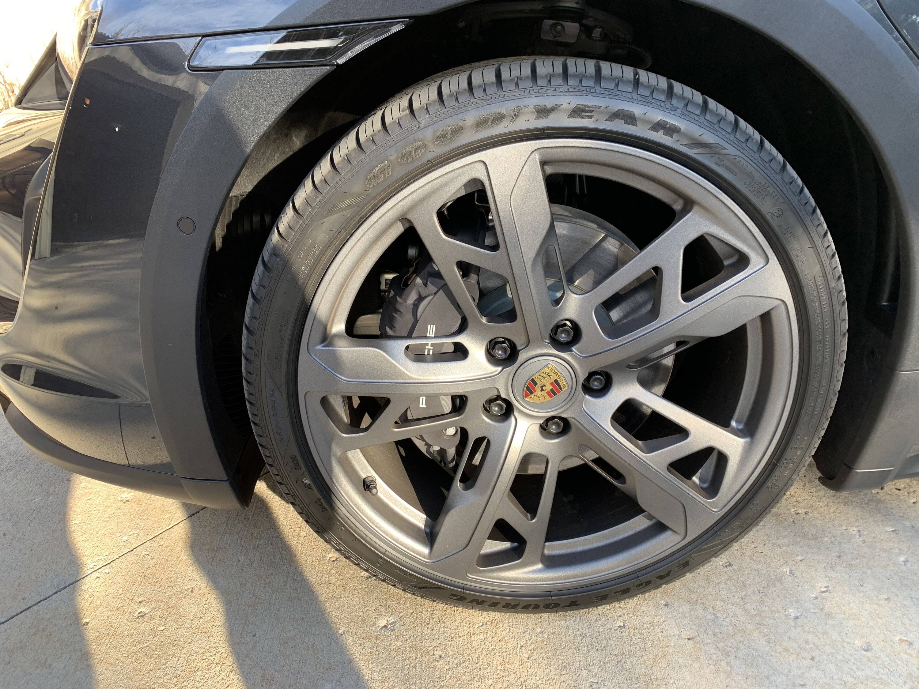 Porsche Taycan Taycan Vesuvius Gray Wheels Paint Code: OU9 IMG_1611