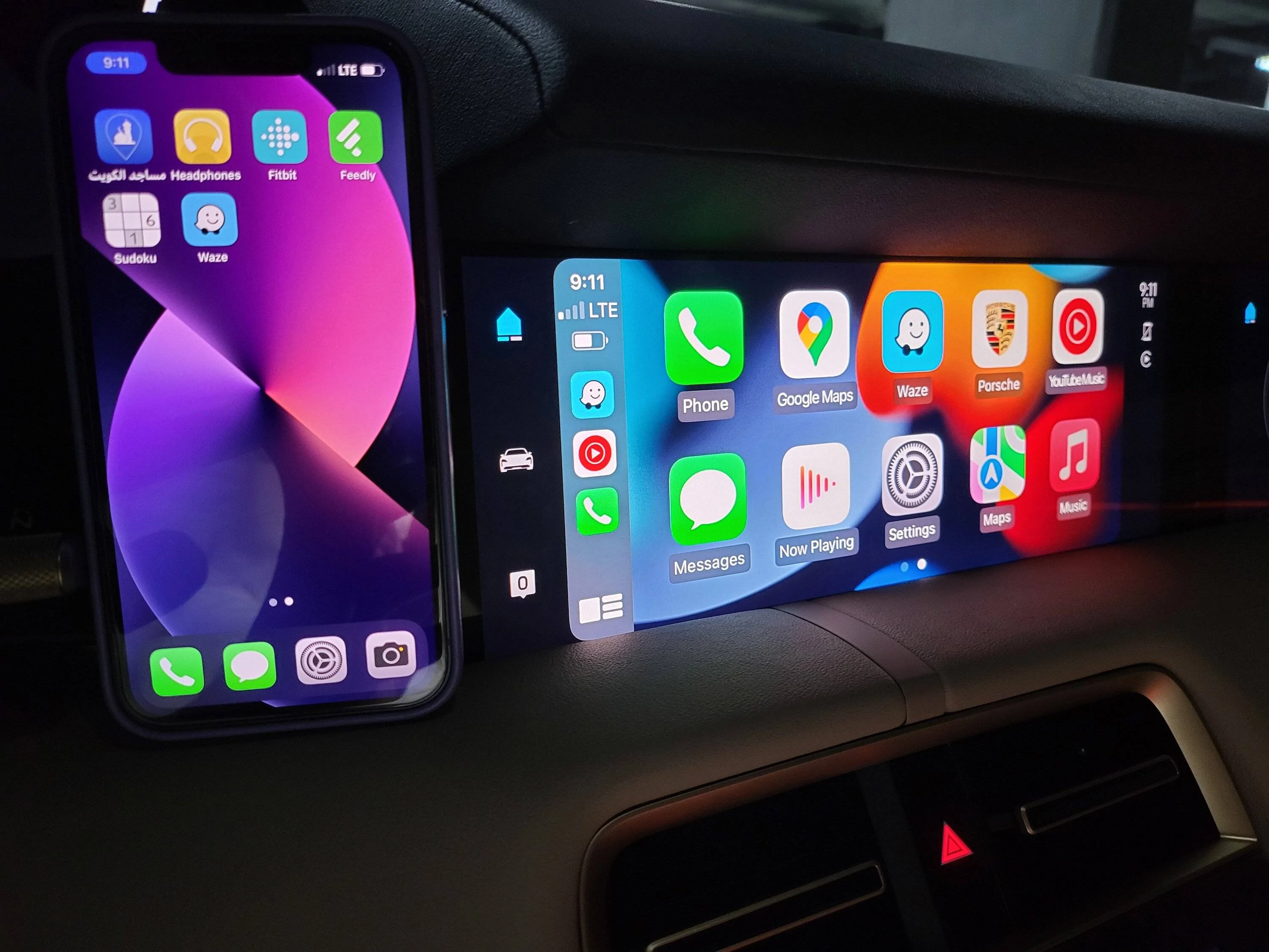 Porsche Taycan Solution for wireless CarPlay on 2021 - Product Quick Review 20220705_211117