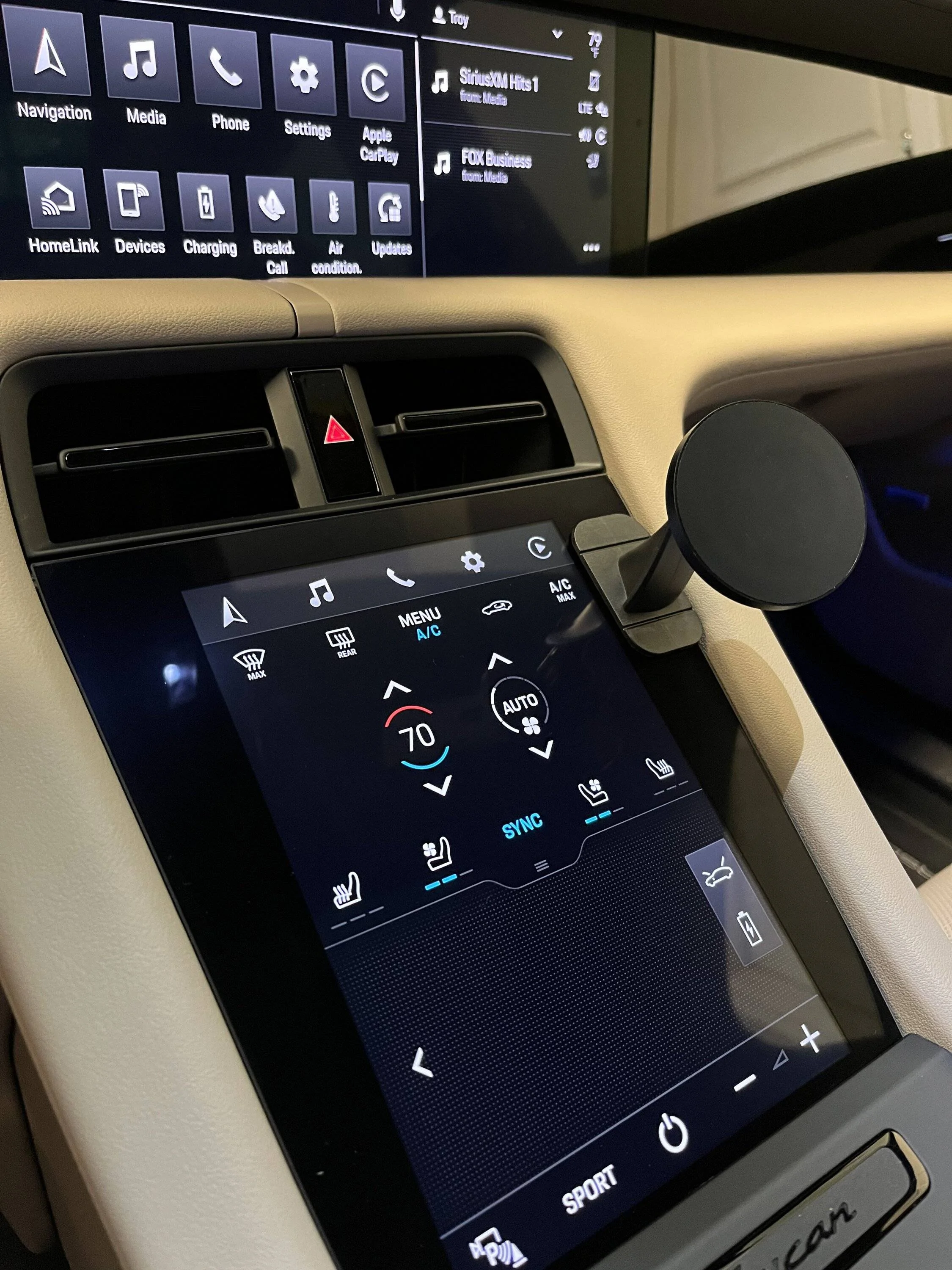 Porsche Taycan My 3D printed Taycan phone holder 57C576F0-4810-4BF8-B94B-D1B7EF67D69F