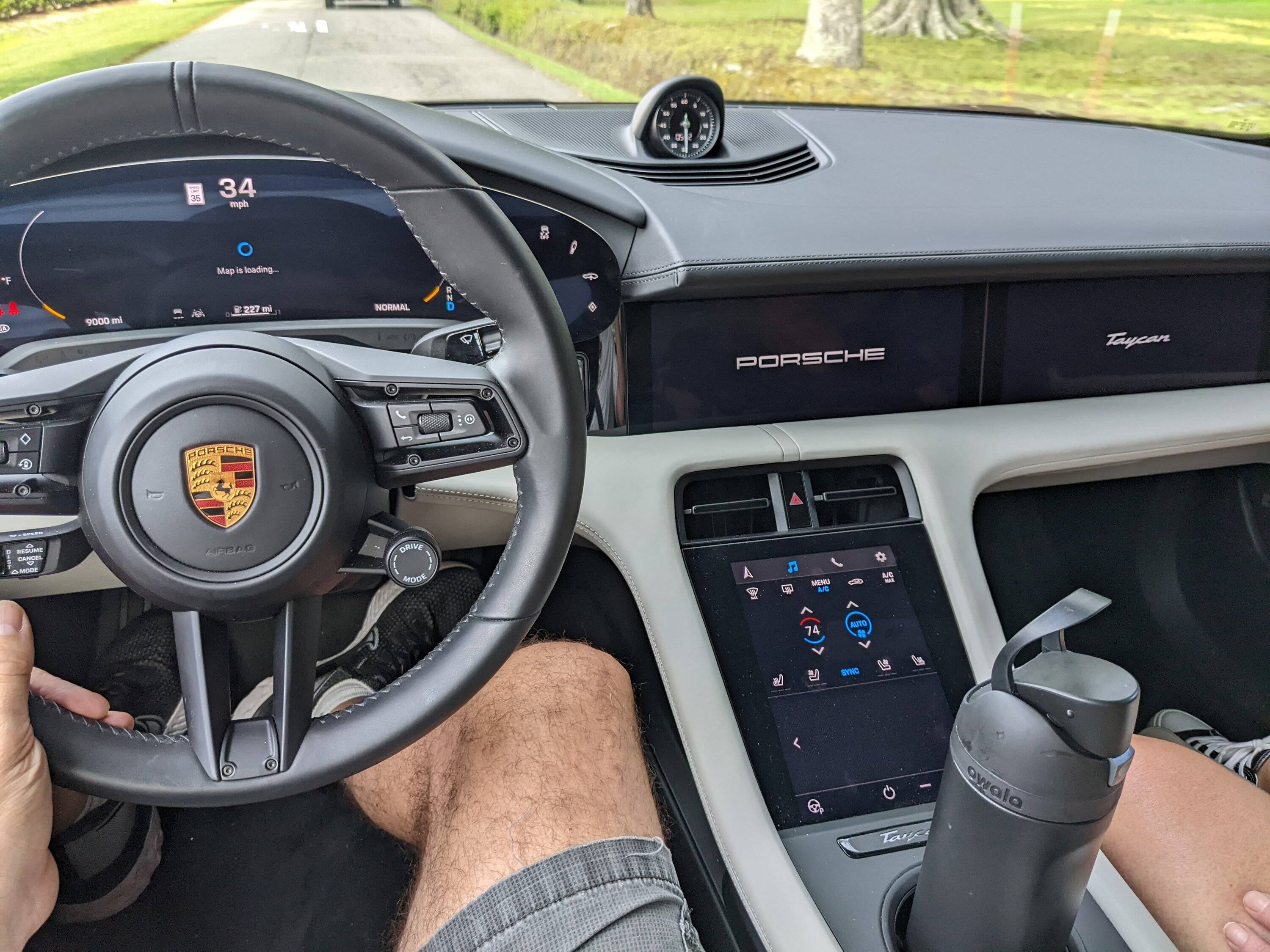 Porsche Taycan Blank Dashboard! PXL_20220717_214230635