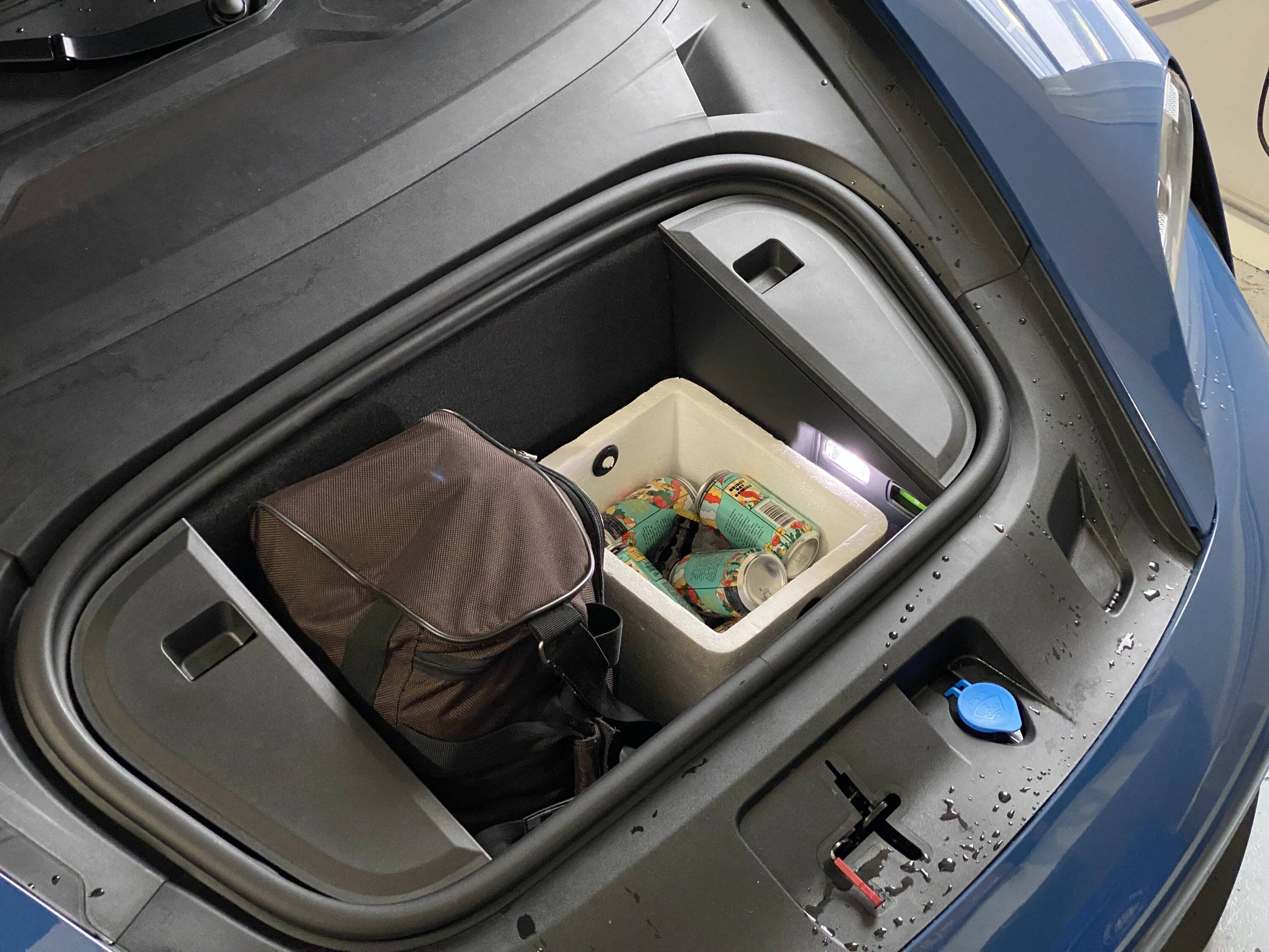 Porsche Taycan One more question: what do you use your FRUNK for? 14B05F3D-4AD8-4A98-AE32-39AE259402F9