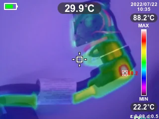 Porsche Taycan NEMA 14-50 plug is dangerously hot!! 1658513448693