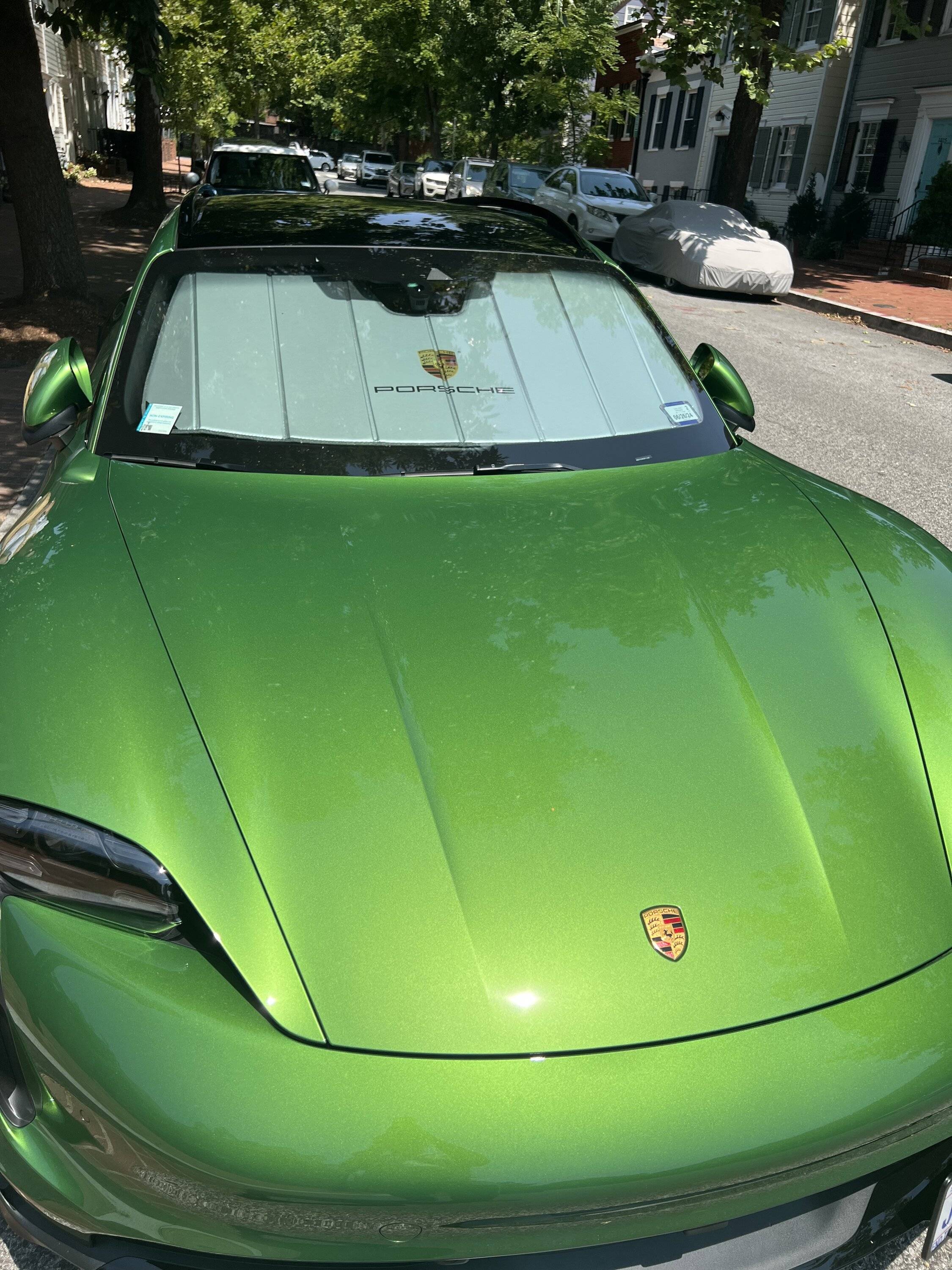 Porsche Taycan Any point to using sunshade when you have a glass roof? 5583F75A-C371-465C-A7B2-443B34F44E43